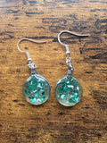 Stardust Charm Earrings - Teal