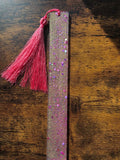 Cosmic Dust Bookmark - Large Pink