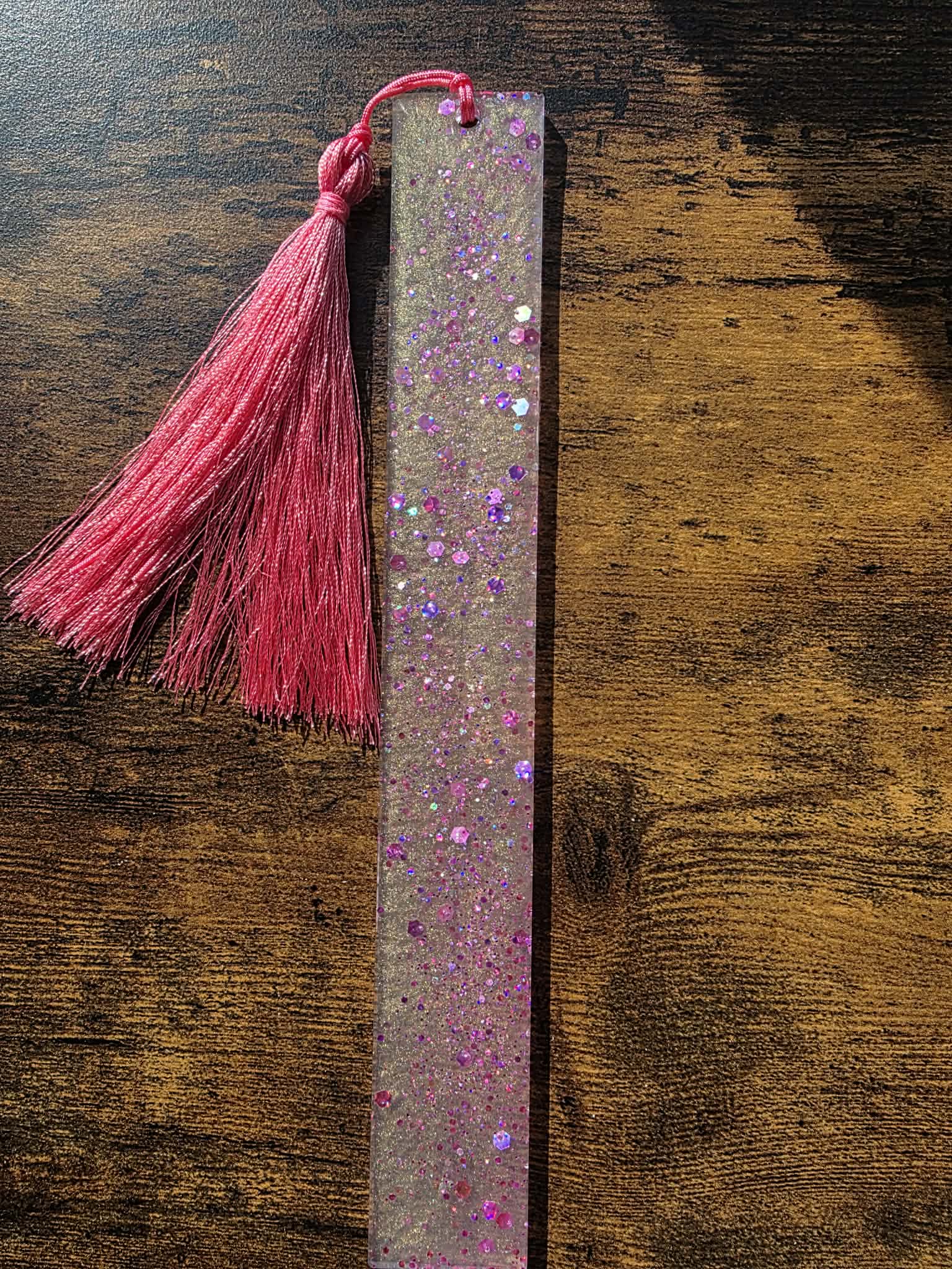 Cosmic Dust Bookmark - Large Pink