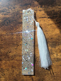 Cosmic Dust Bookmark - medium white