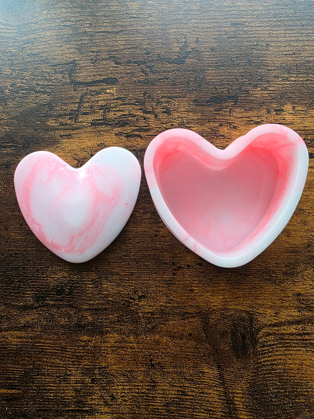 Heart of Magic Trinket Box - blushing pink
