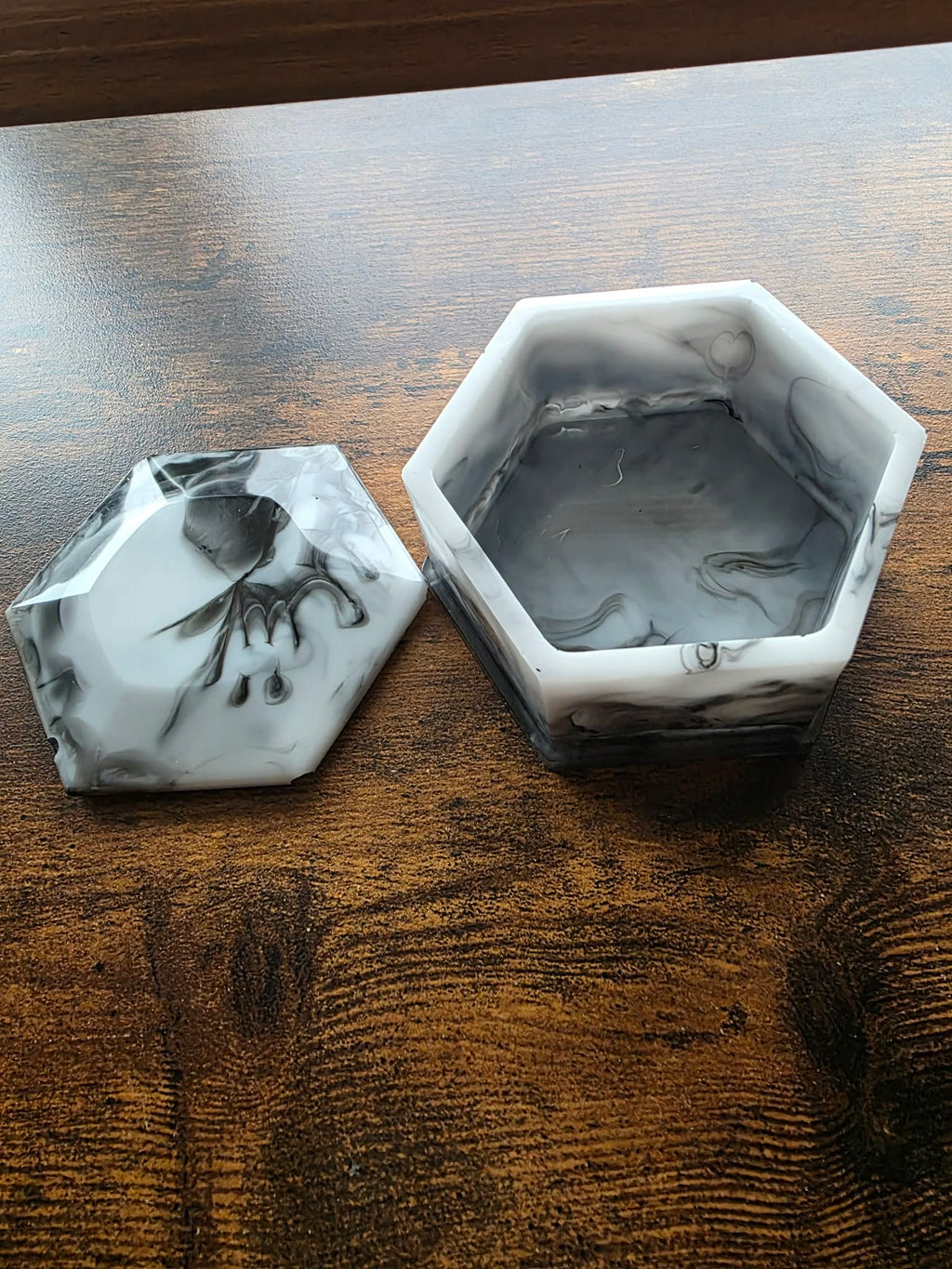 Midnight Marble Trinket Box