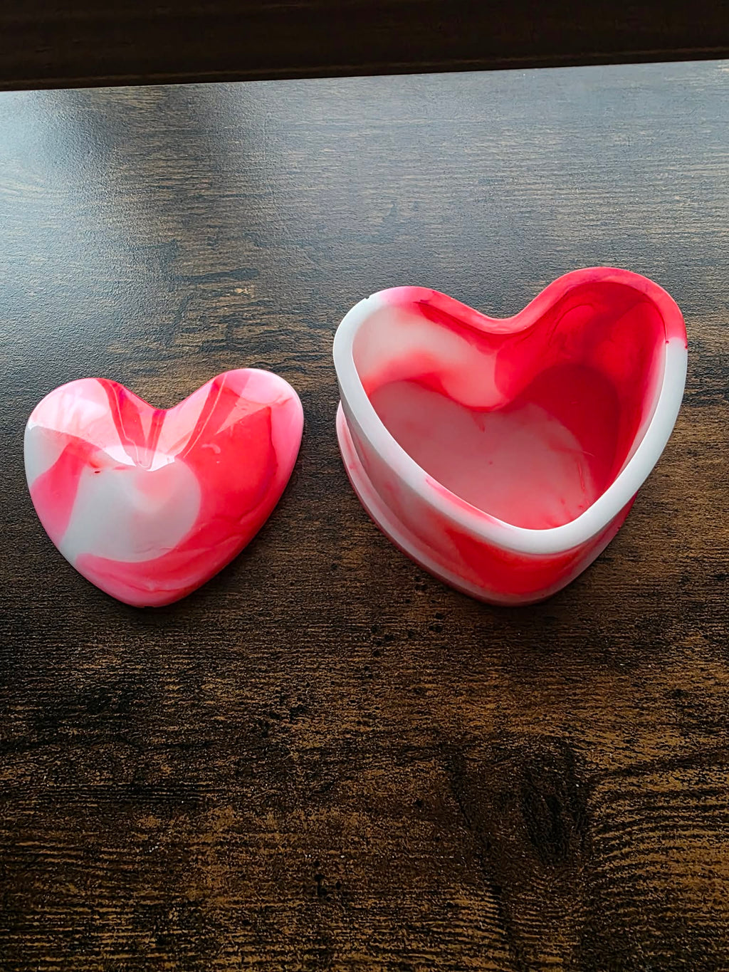 Heart of Magic Trinket Box - Scarlet red