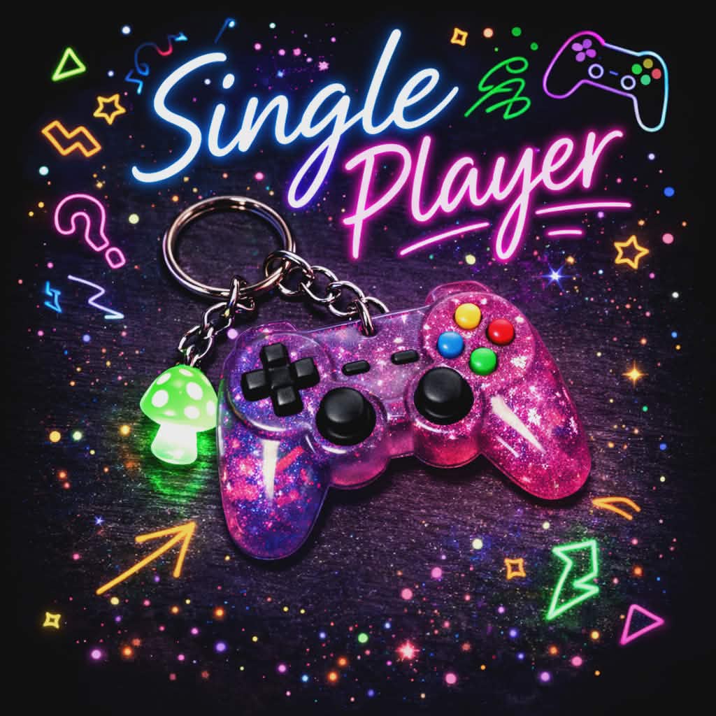 Game On Keychains ~ Mystery Color ~