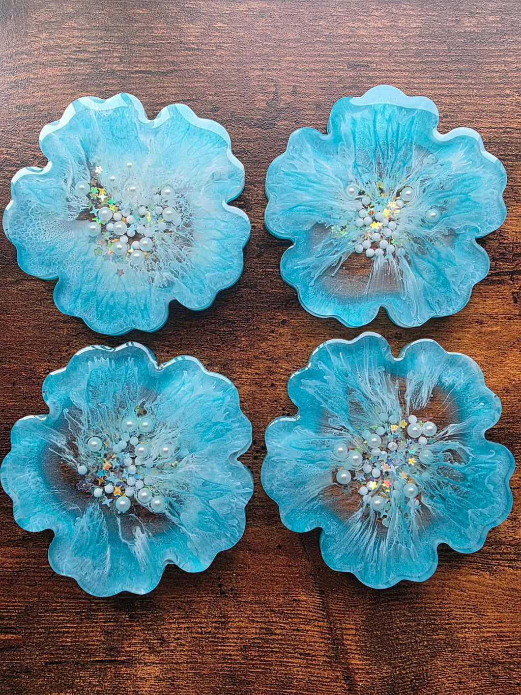 Sea Bloom Mini Coaster Set