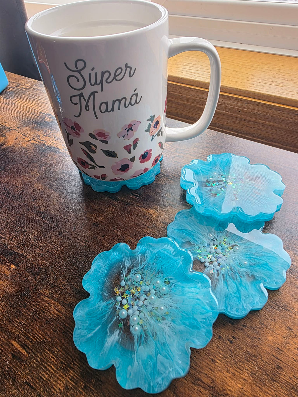 Sea Bloom Mini Coaster Set
