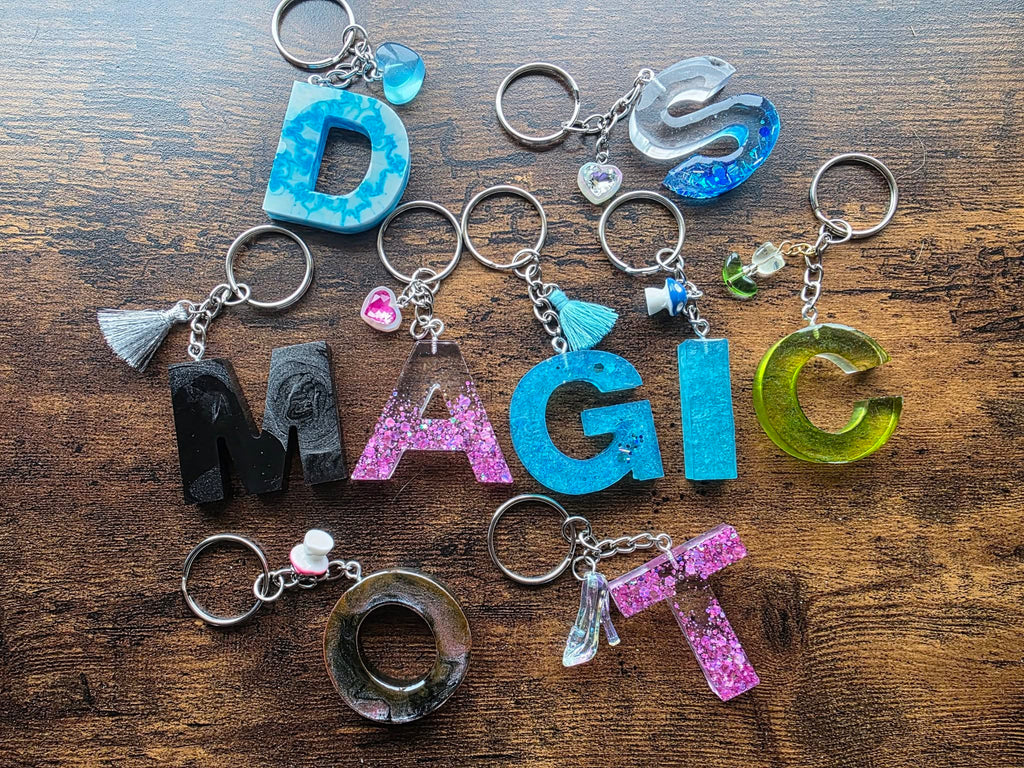 Enchanted Initial Keychain - *custom made*