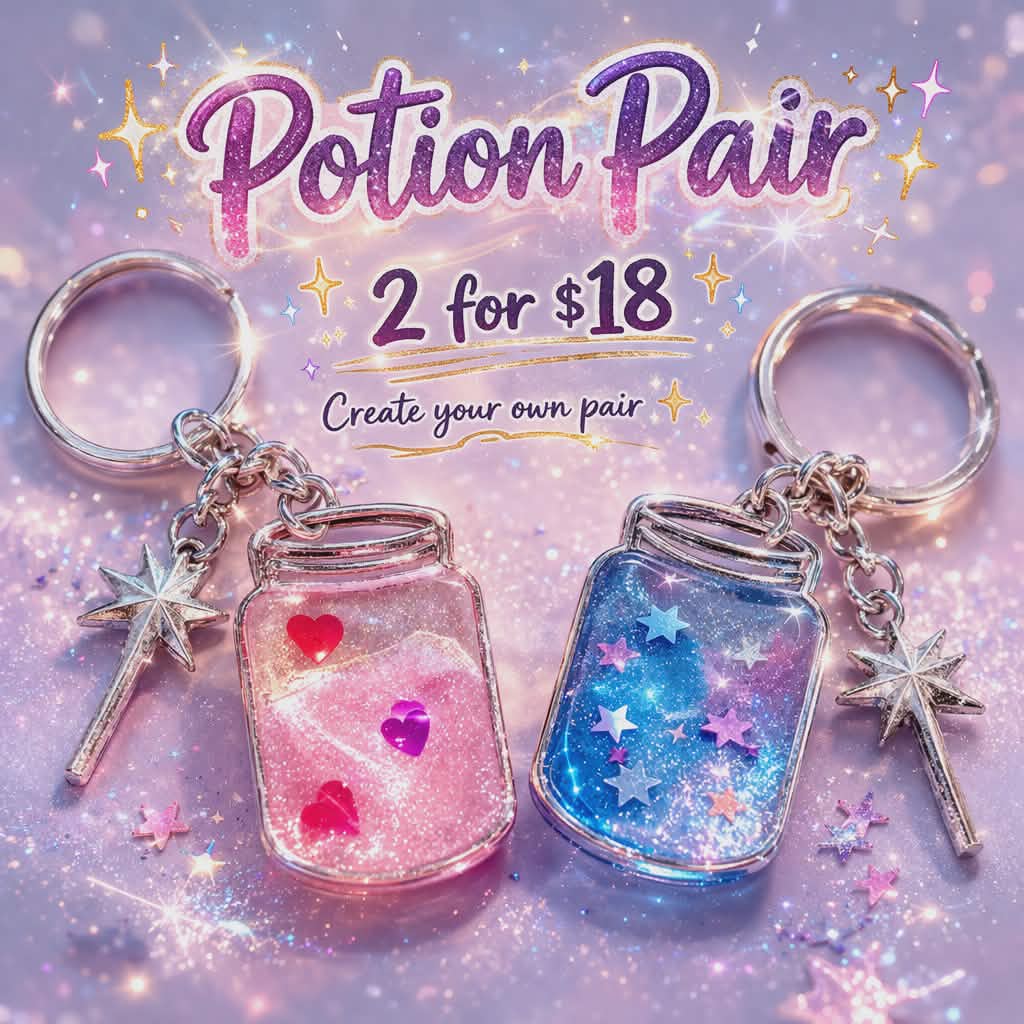 Pocket Potion Keychains