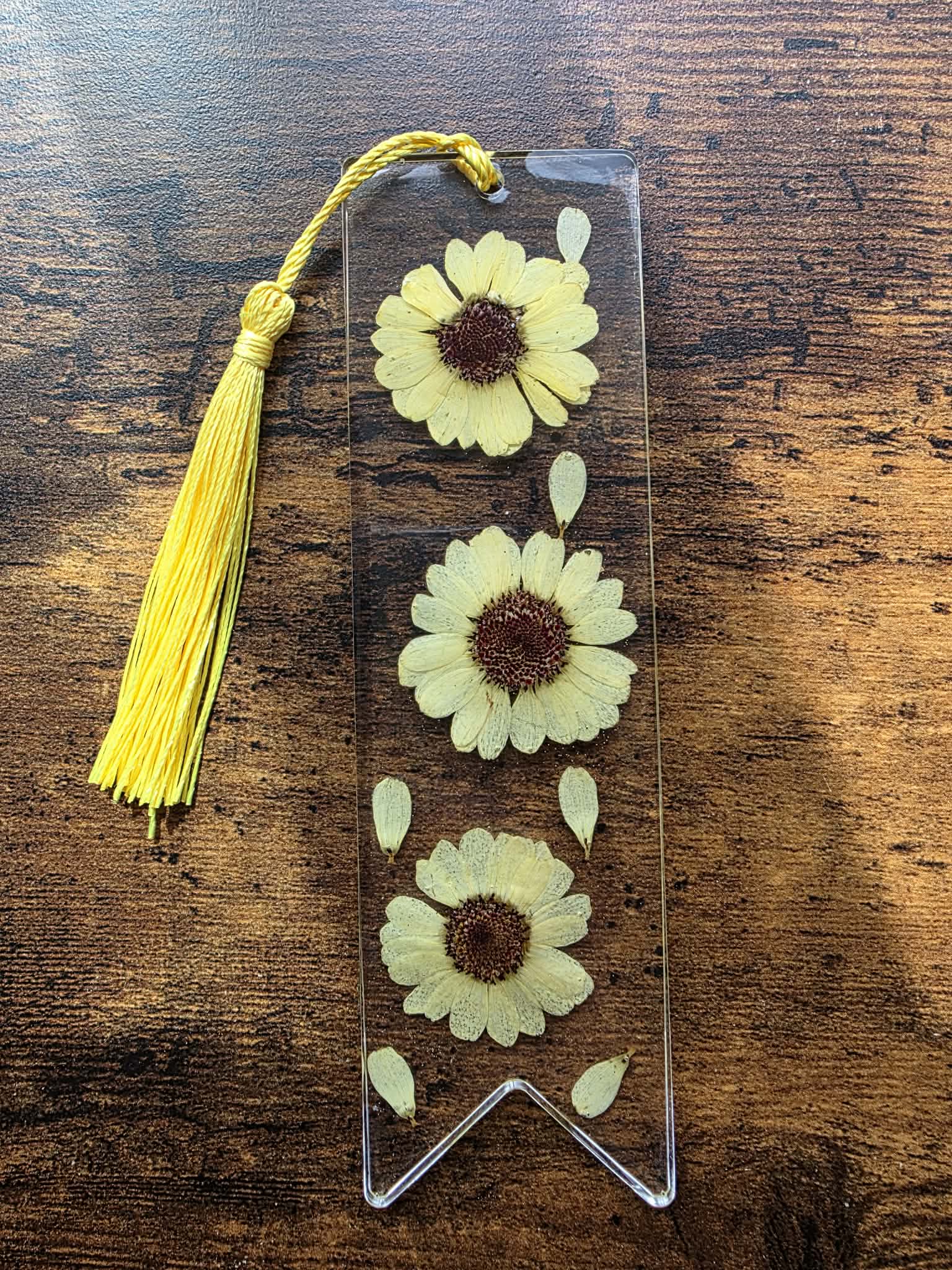 Golden Bloom Bookmark