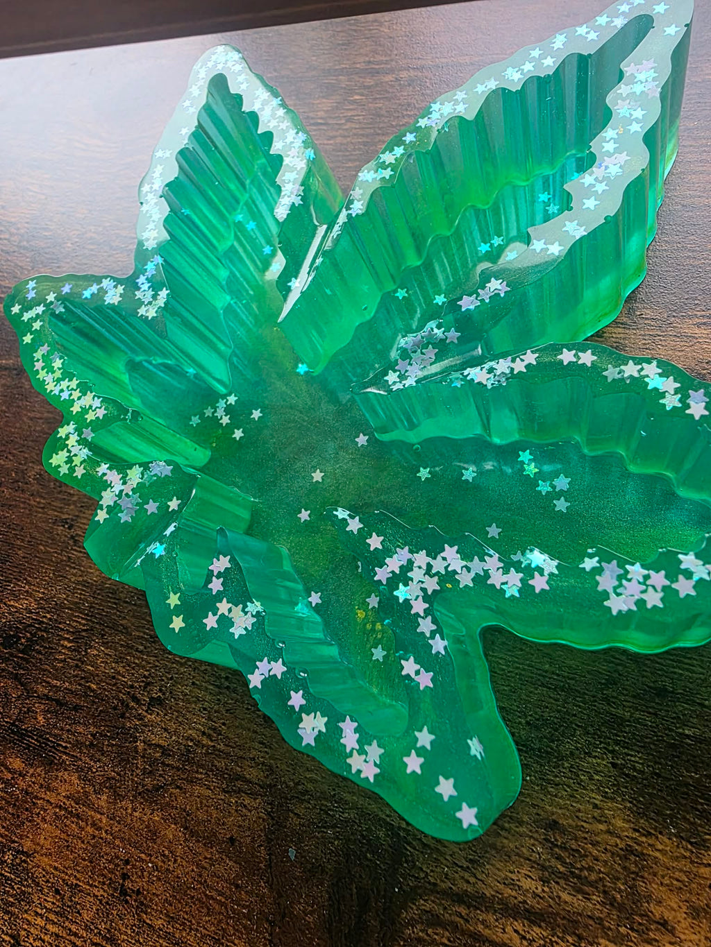 Emerald Stardust Ashtray