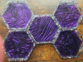 Violet Veil Coaster Set