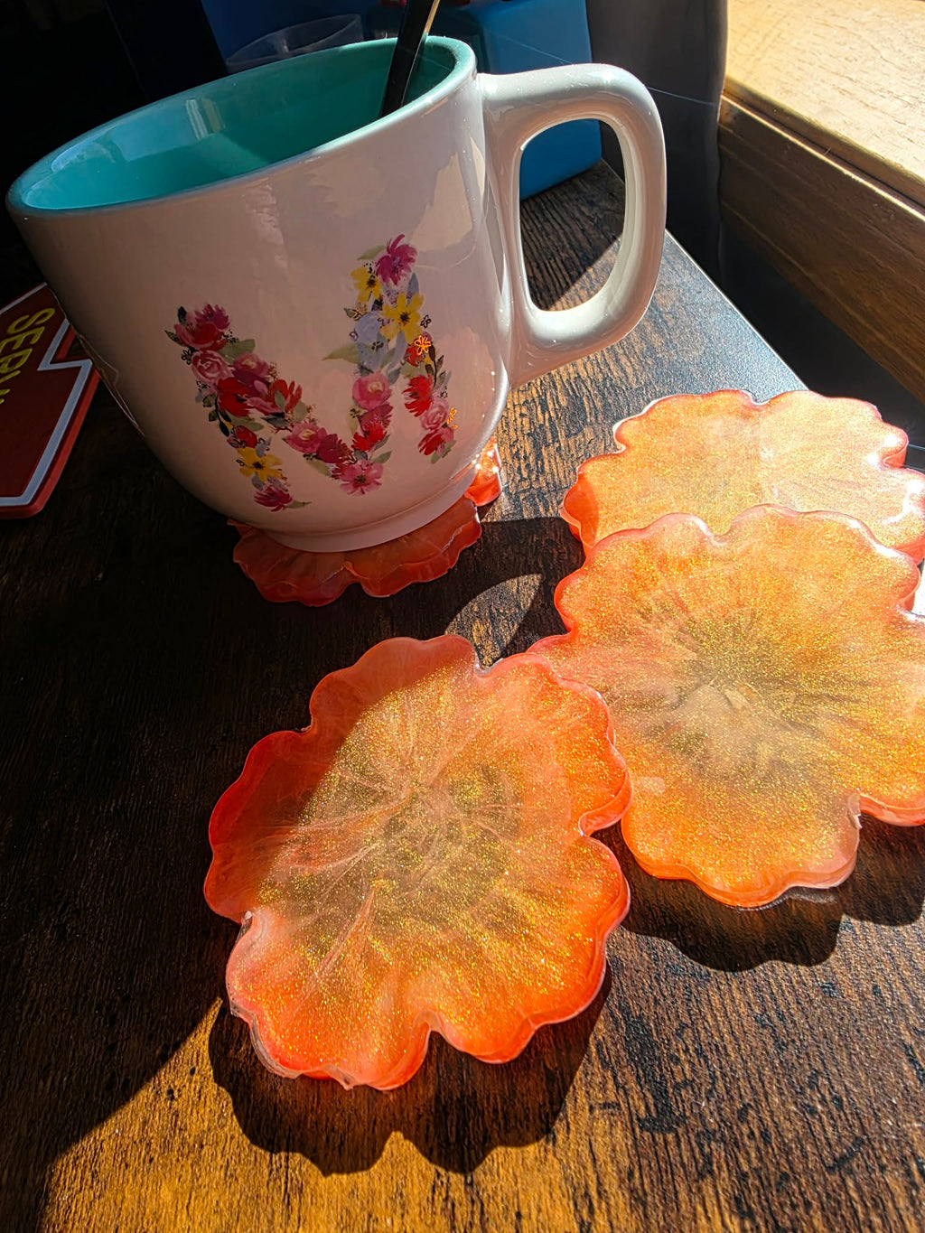 Golden Hour Mini Coaster set