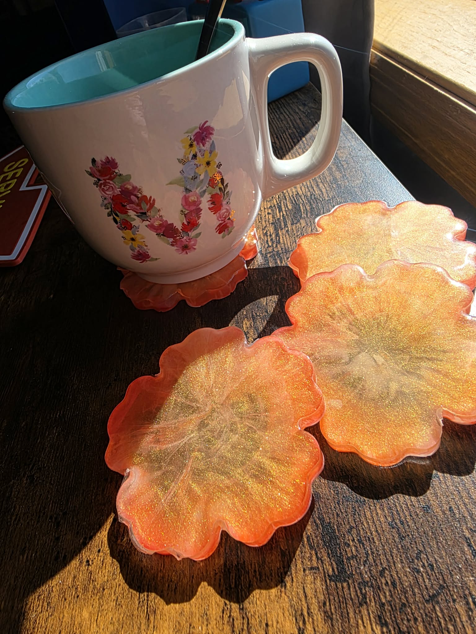 Golden Hour Mini Coaster set