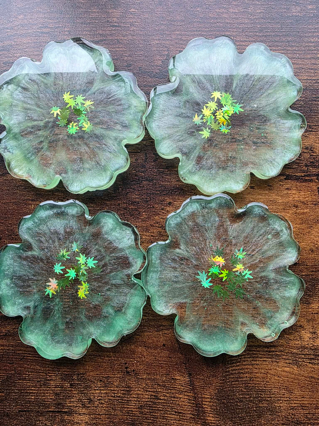 Forestlight Bloom - mini coaster set