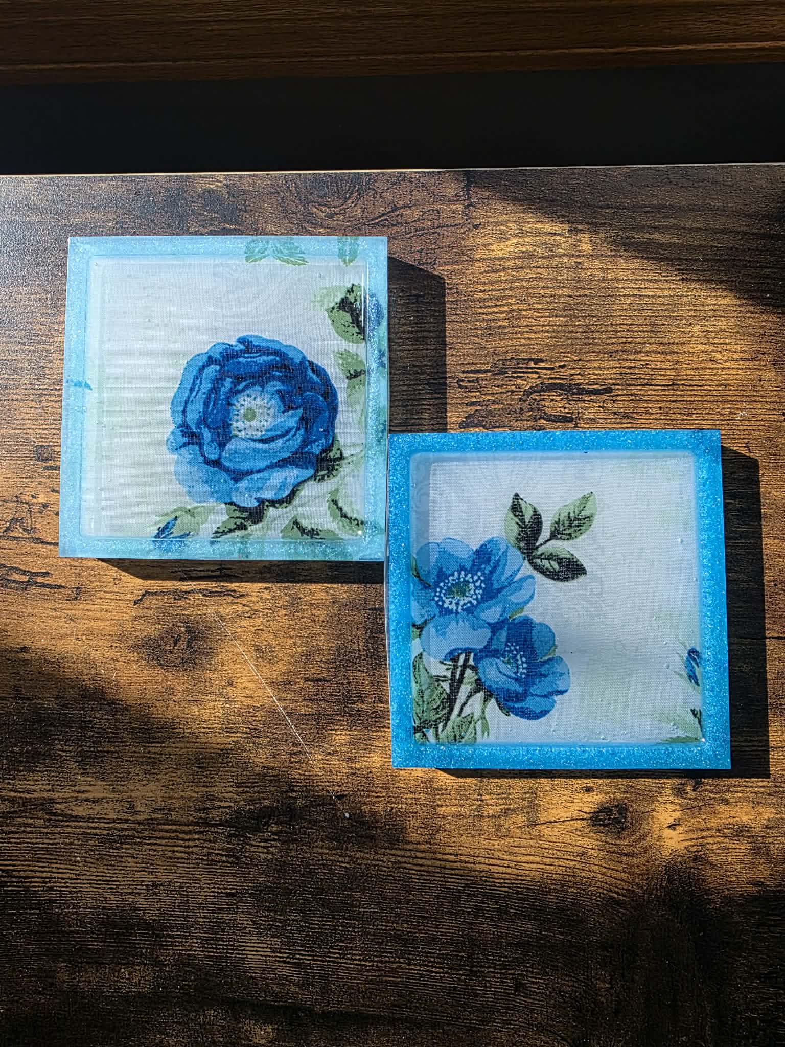 Bluebell Veil Coasters – Set of 2