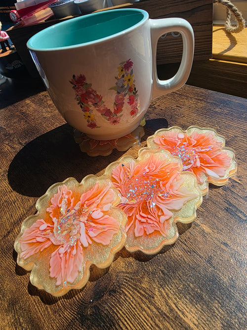 Blushbell Bloom Mini Coaster set