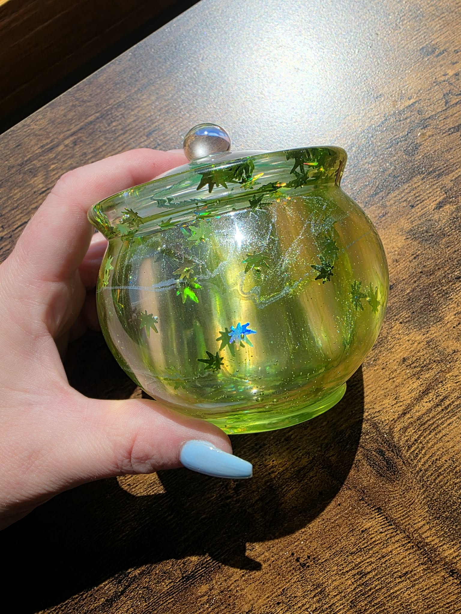 Enchanted Leaf Spell Jar