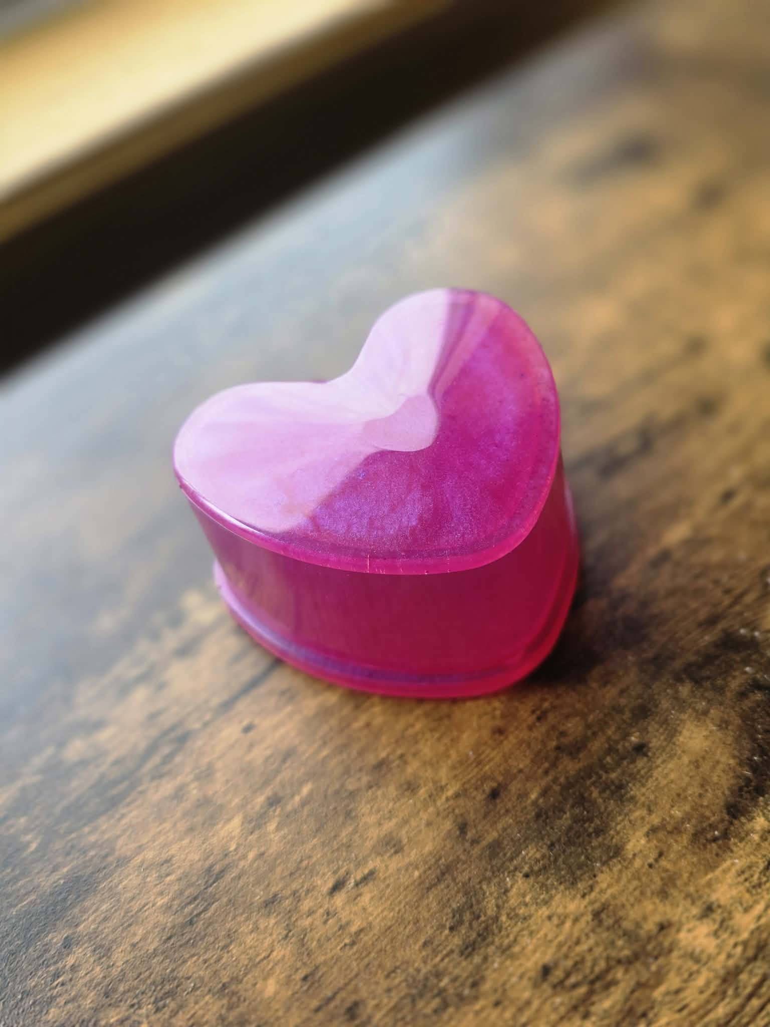 Fuchsia Heartspell Trinket Box