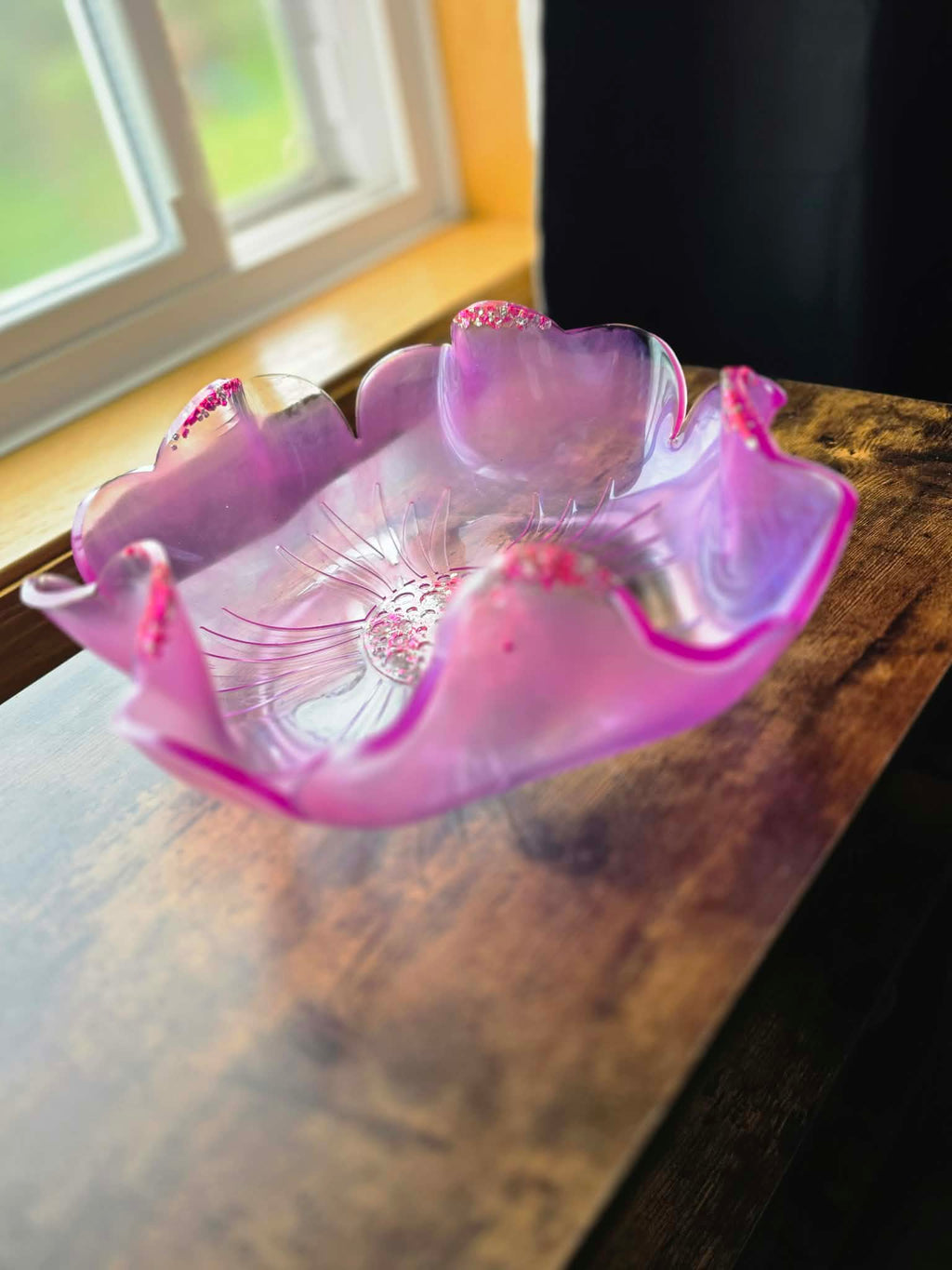 Stardust Bloom ~ Decorative Bowl