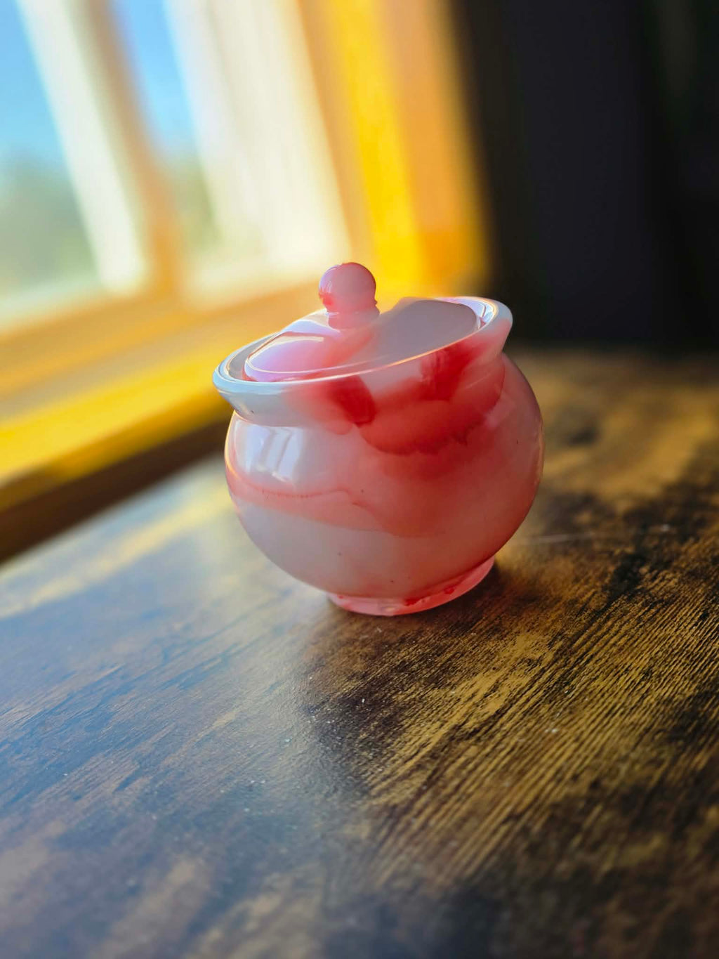 Crimson Ember Spell Jar