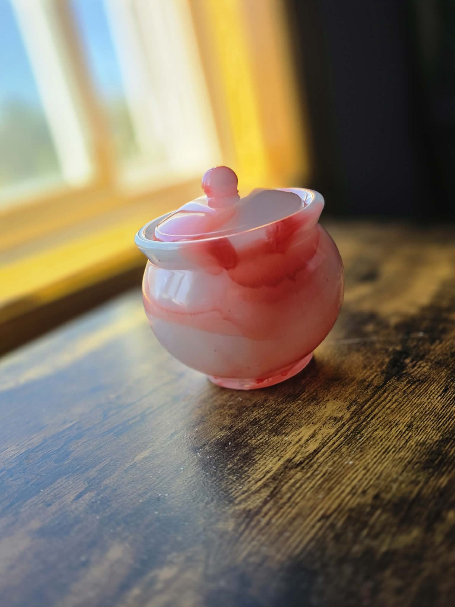Crimson Ember Spell Jar