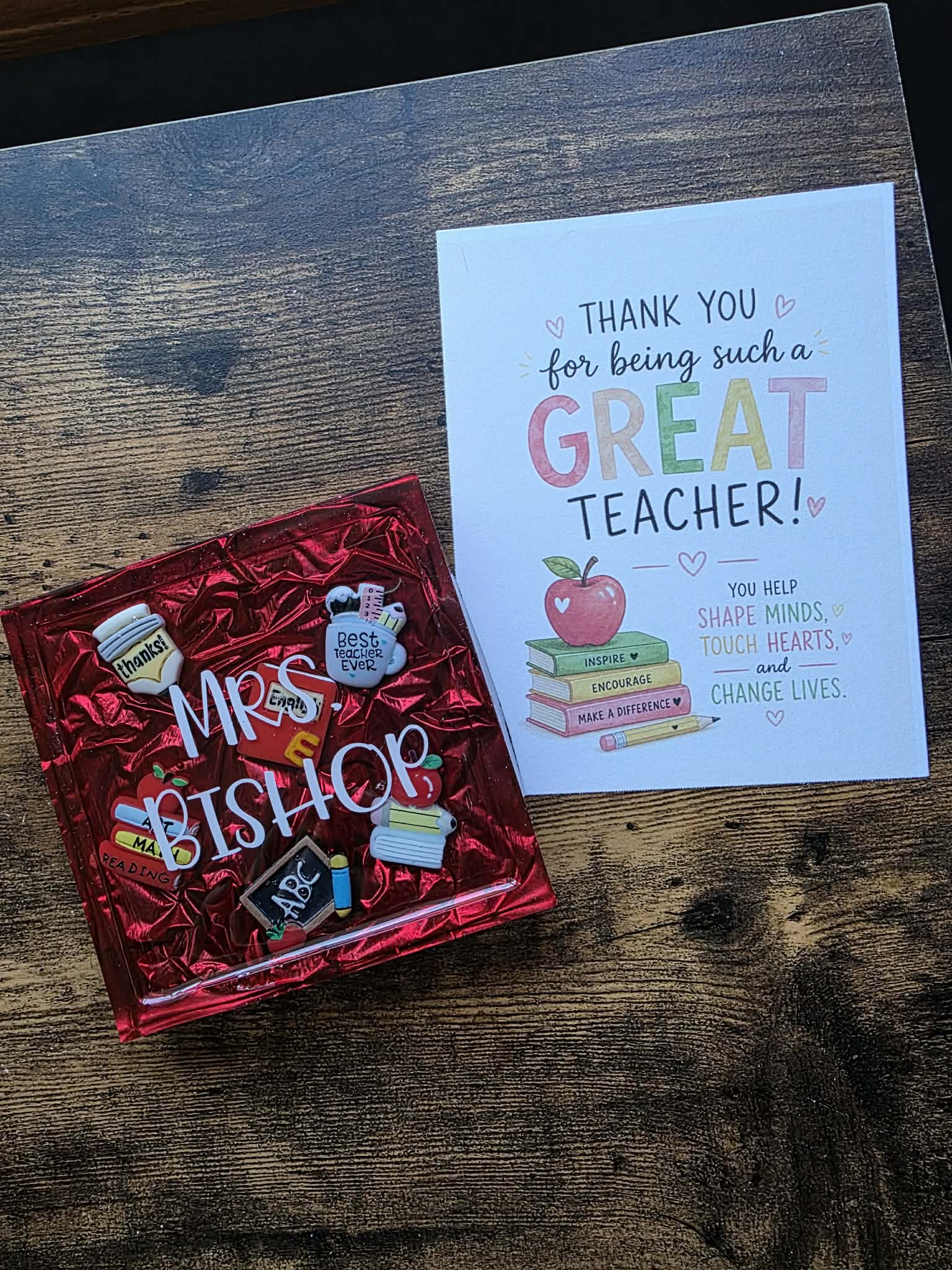 *Custom* Teacher Appreciation Coaster