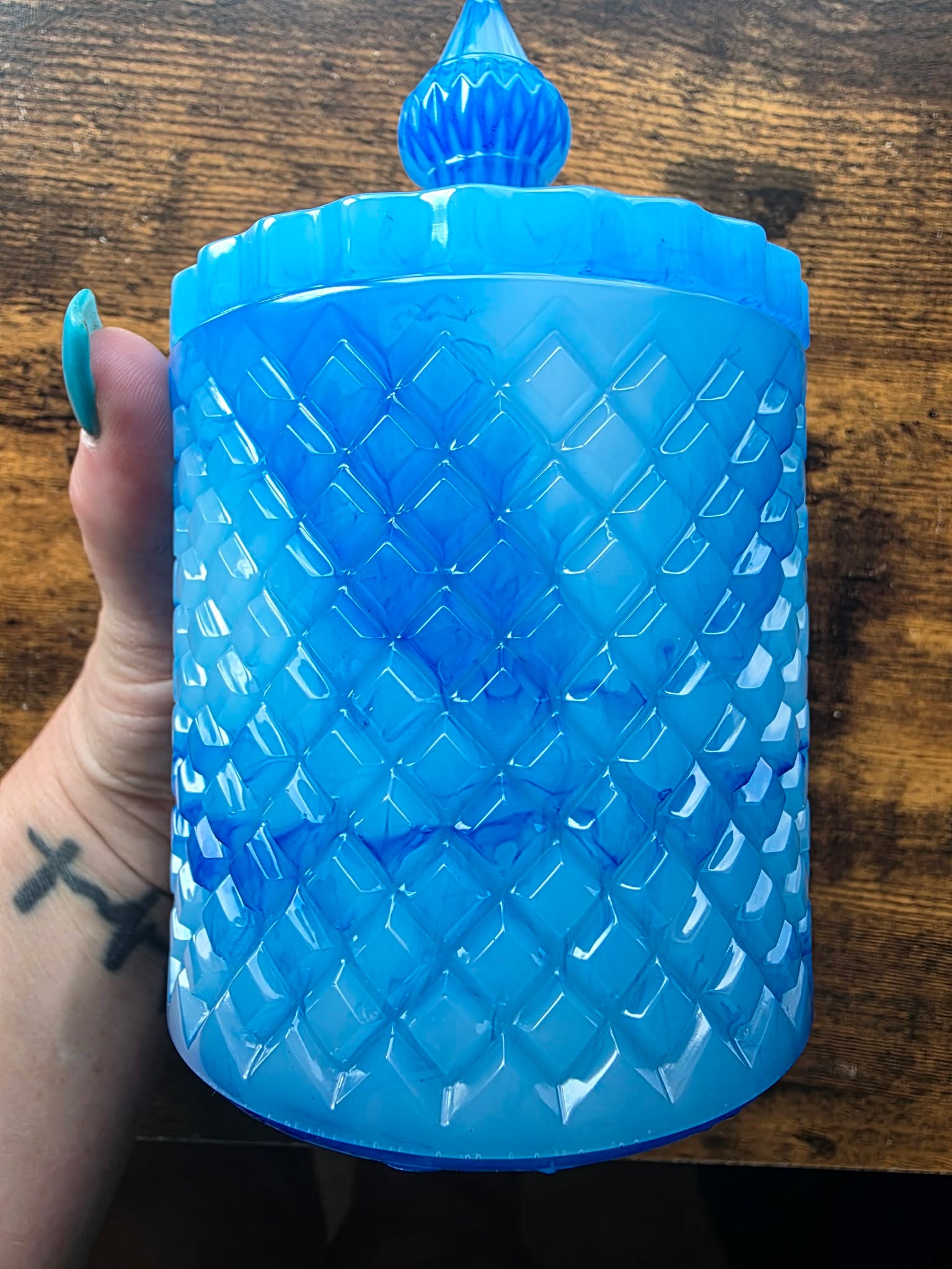 Azure Moon ~ Crystal Keeper Jar