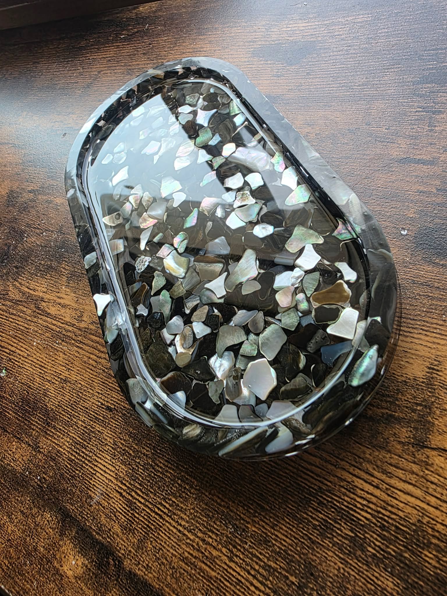 Midnight Pearl Trinket Tray