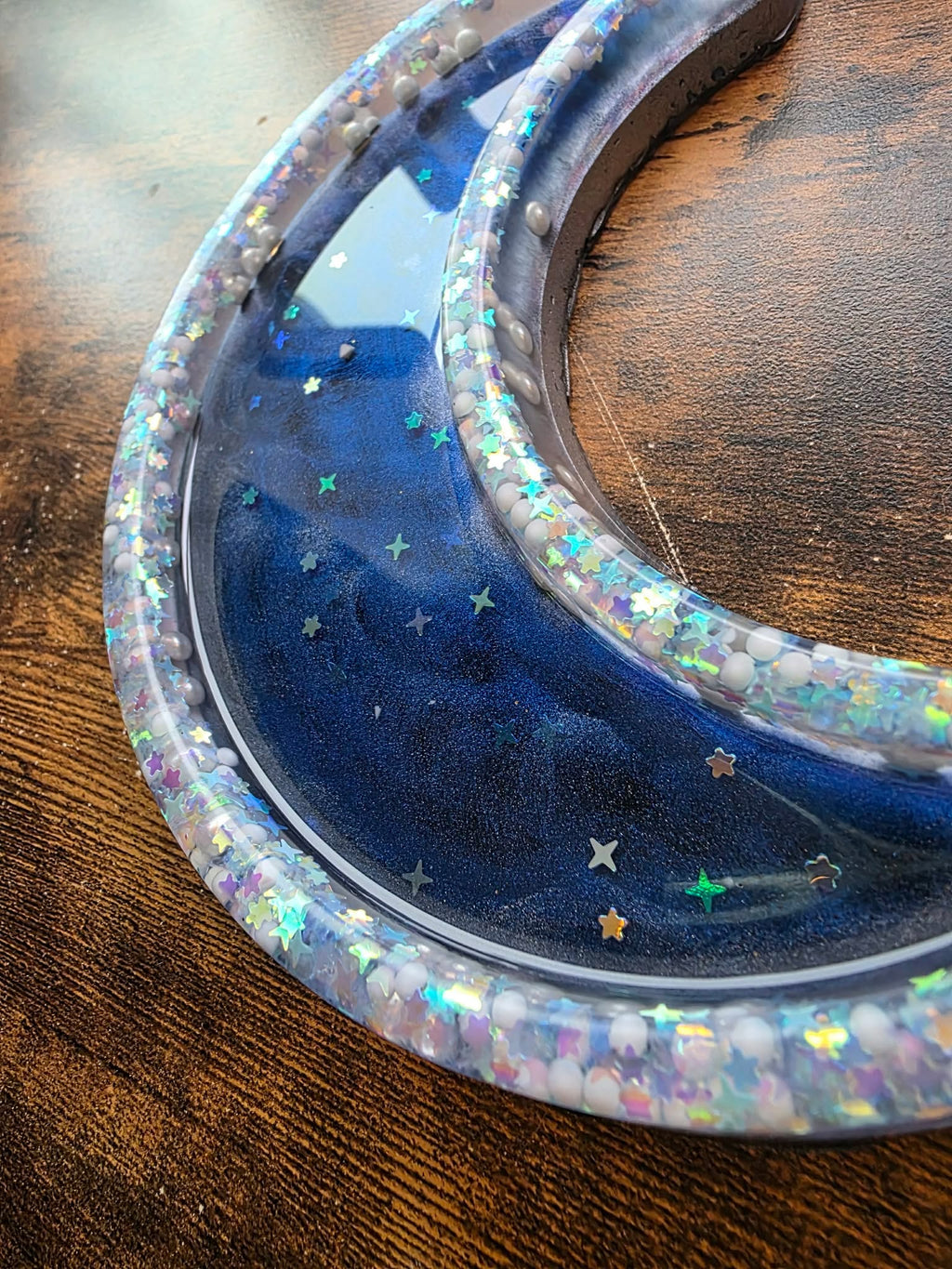 Starlit Crescent Trinket Tray
