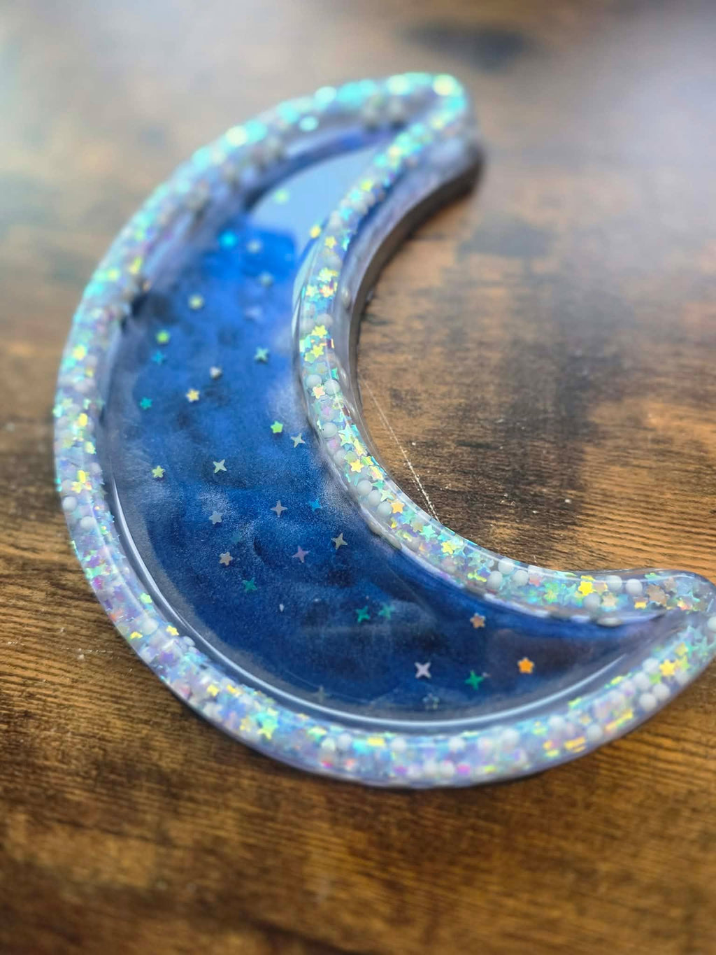 Starlit Crescent Trinket Tray