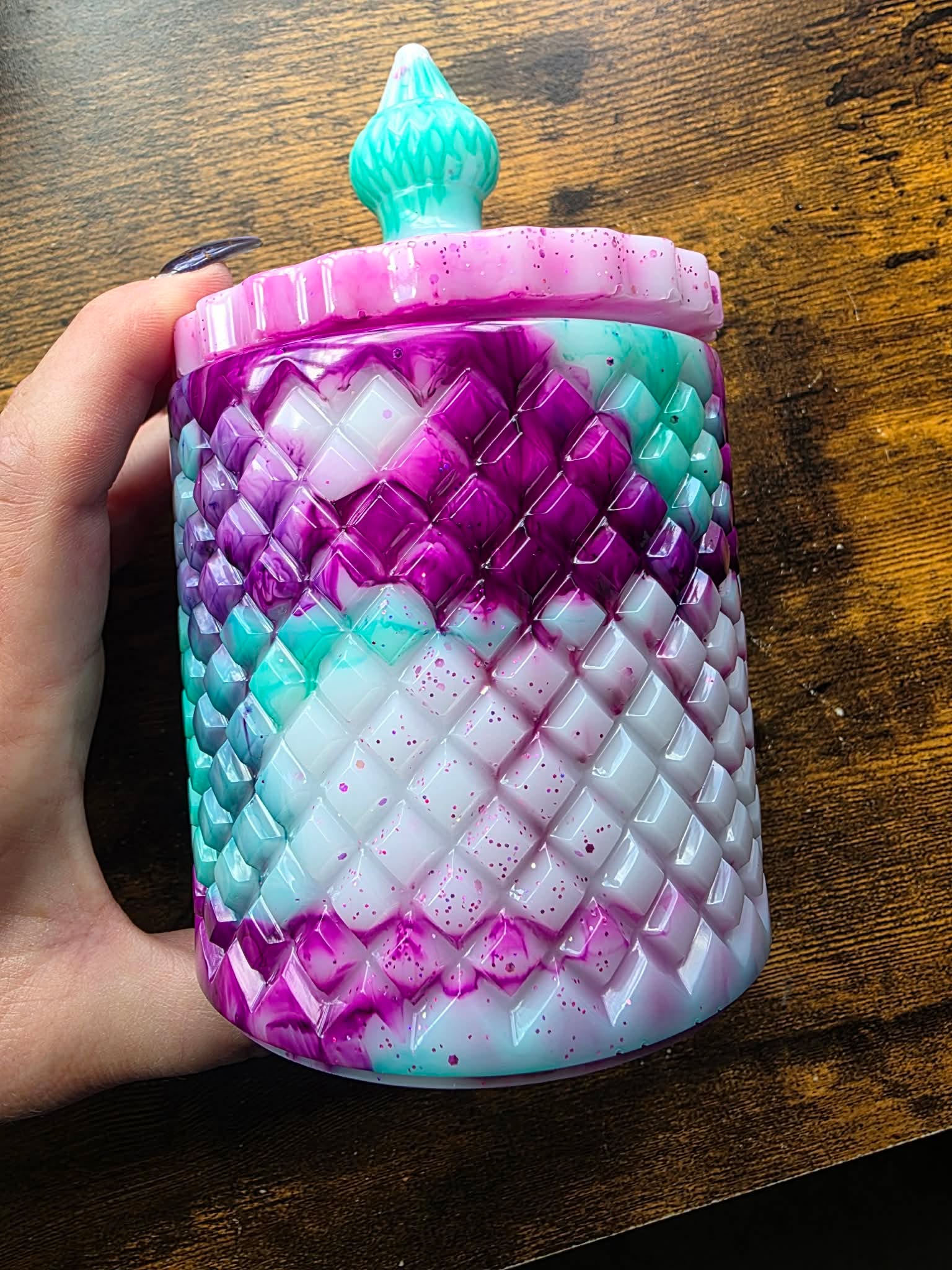 Mermaid's Lagoon ~ Crystal Keeper Jar
