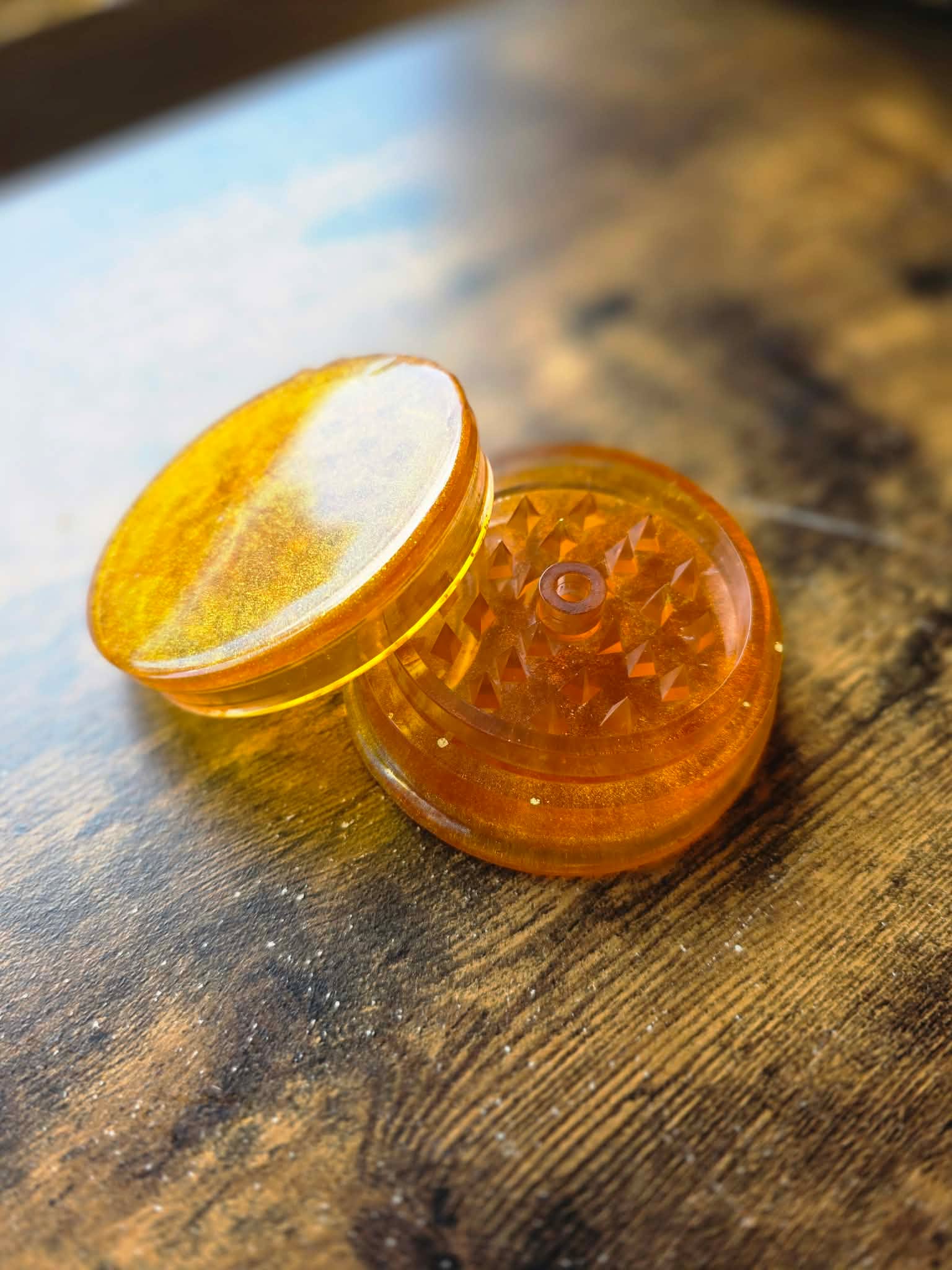 Golden Hour Glow Herb Grinder