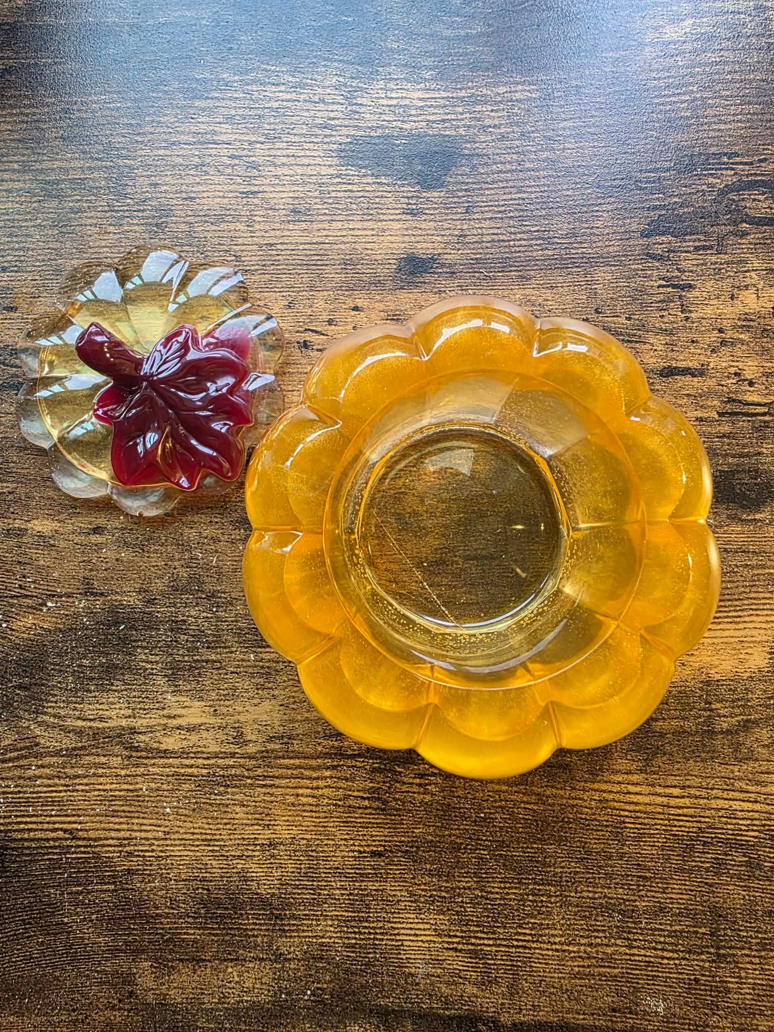 Amber Harvest Pumpkin Jar