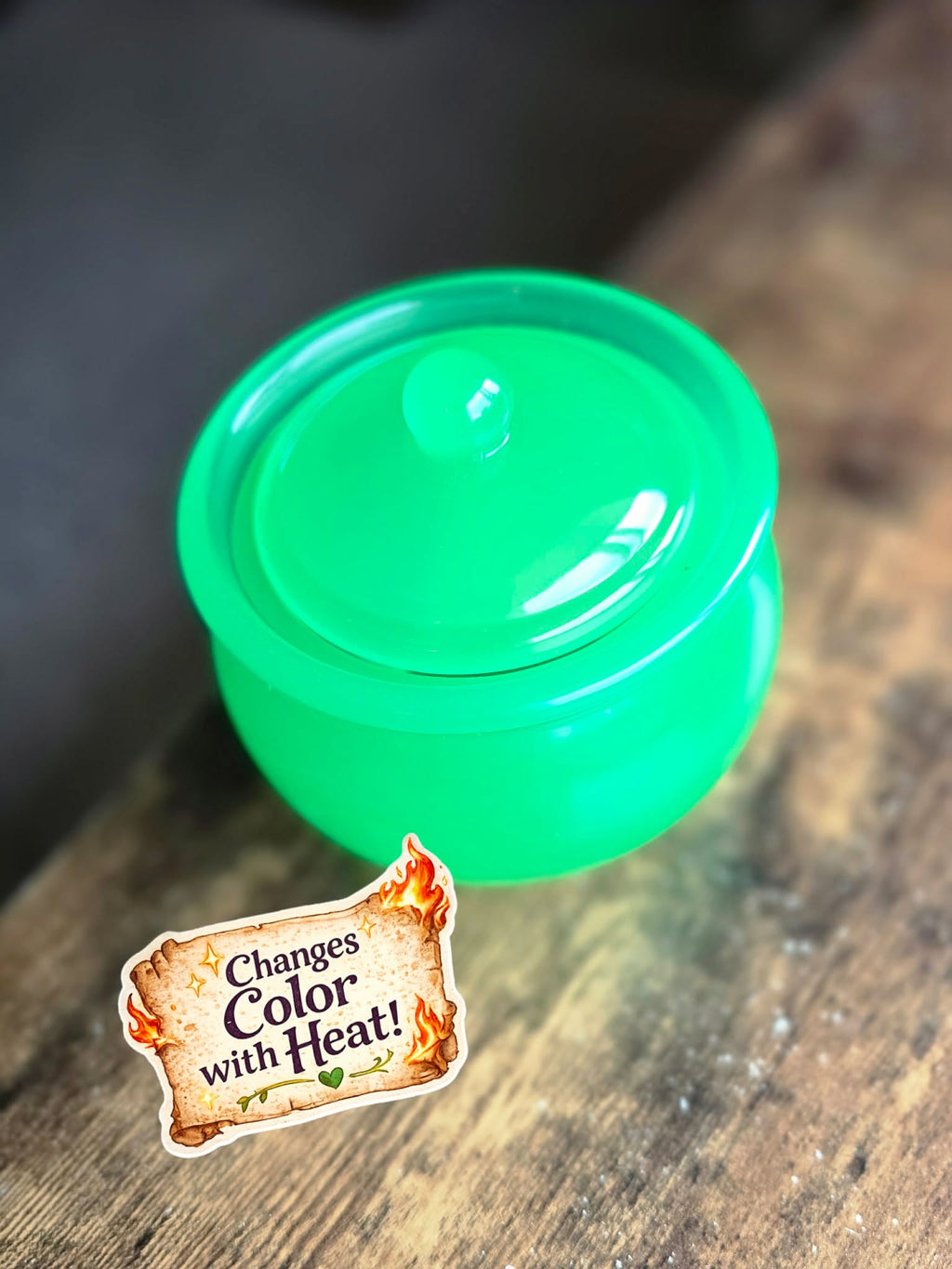 Verdant Veil ~ color changing ~Spell Jar