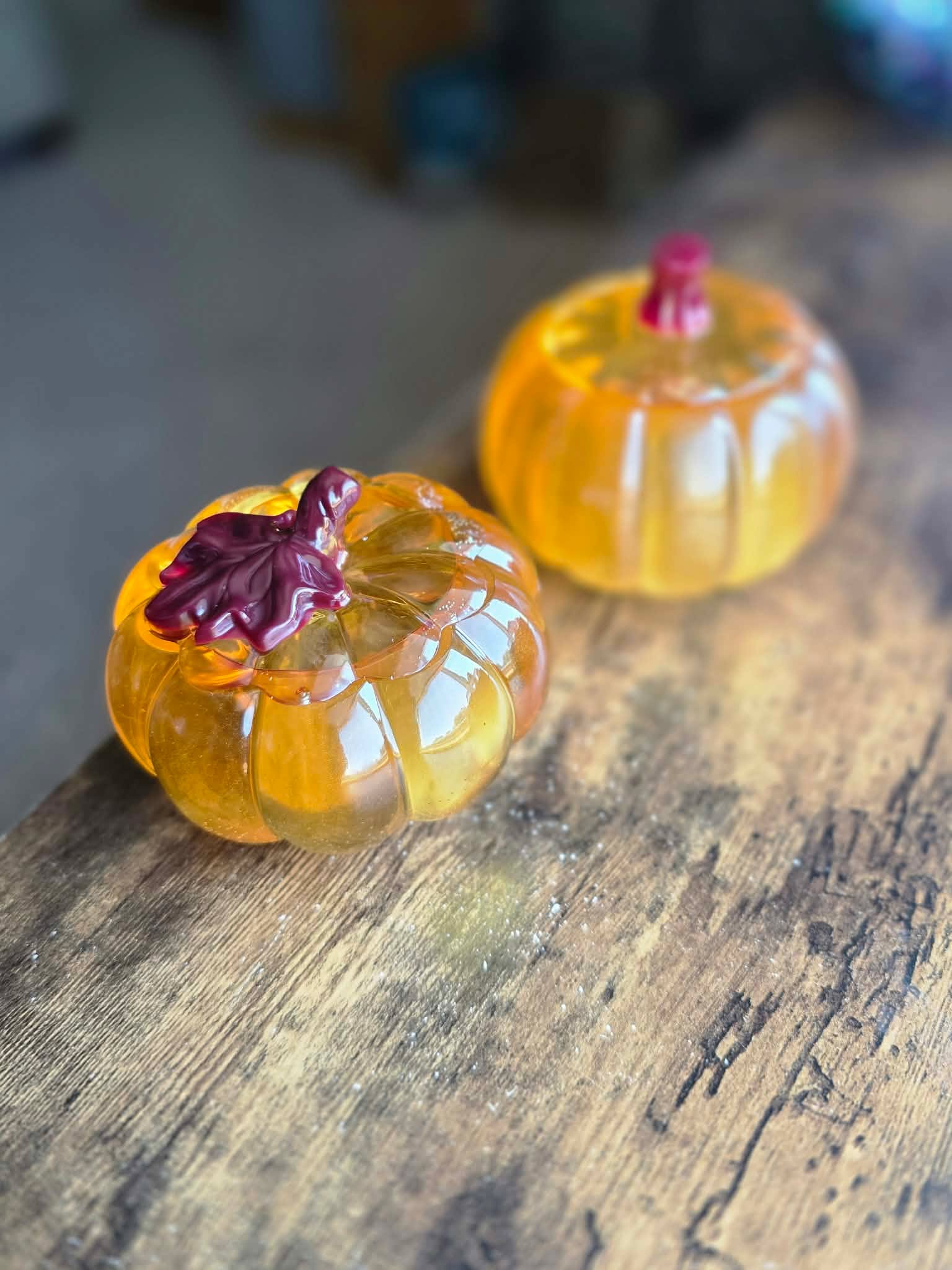 Amber Harvest Pumpkin Jars