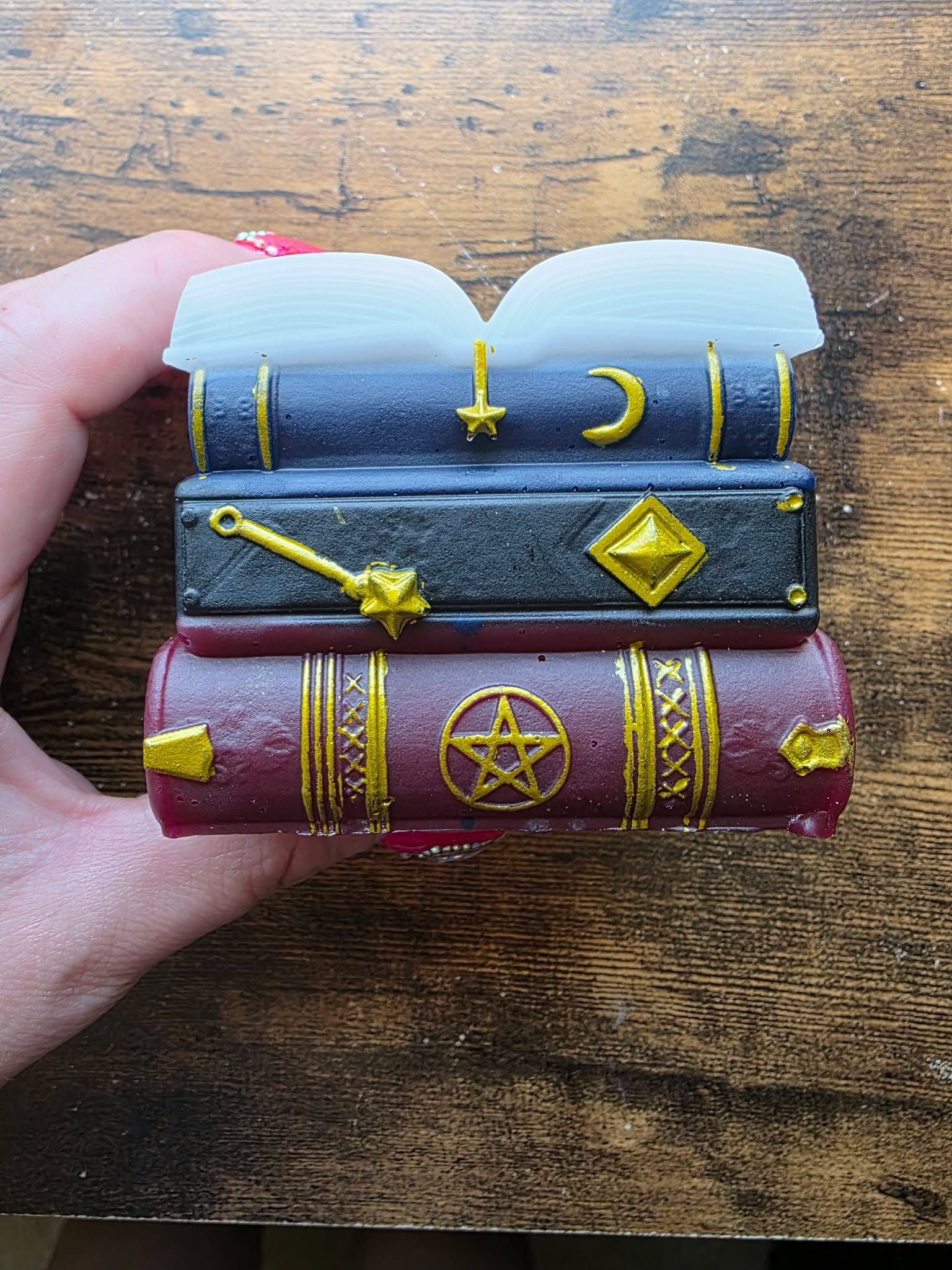 Midnight Grimoire ~ Enchanted Book Holder