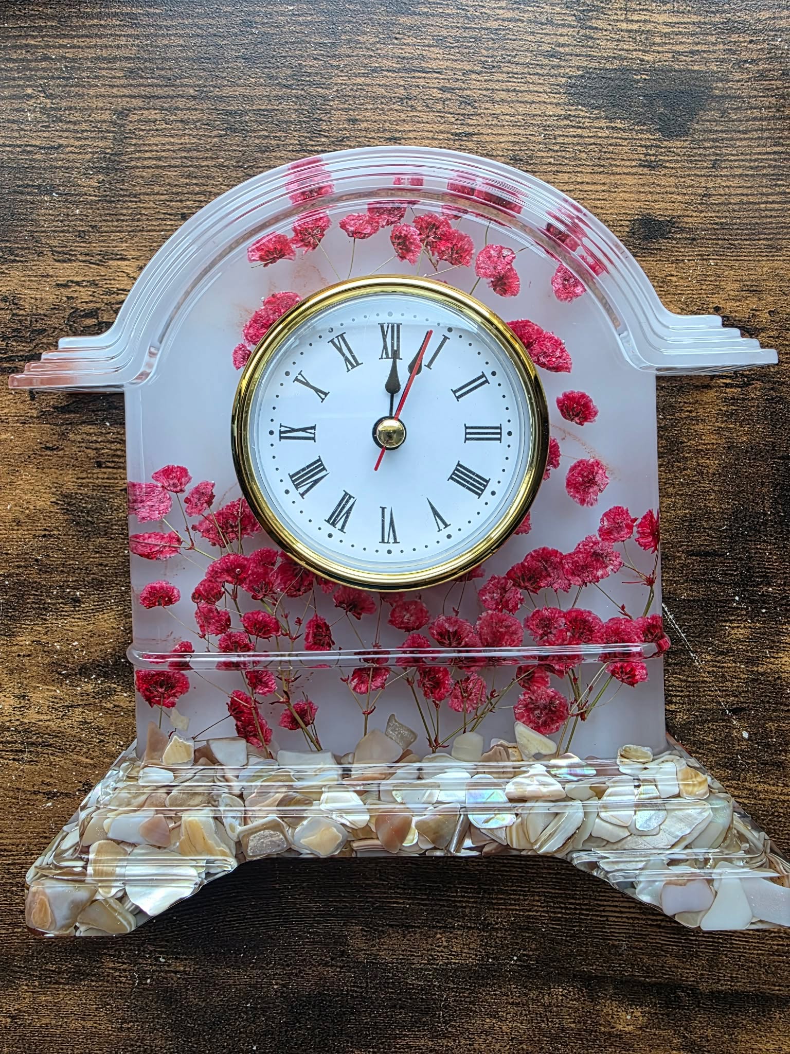 Blushing Bloom Time Keeper