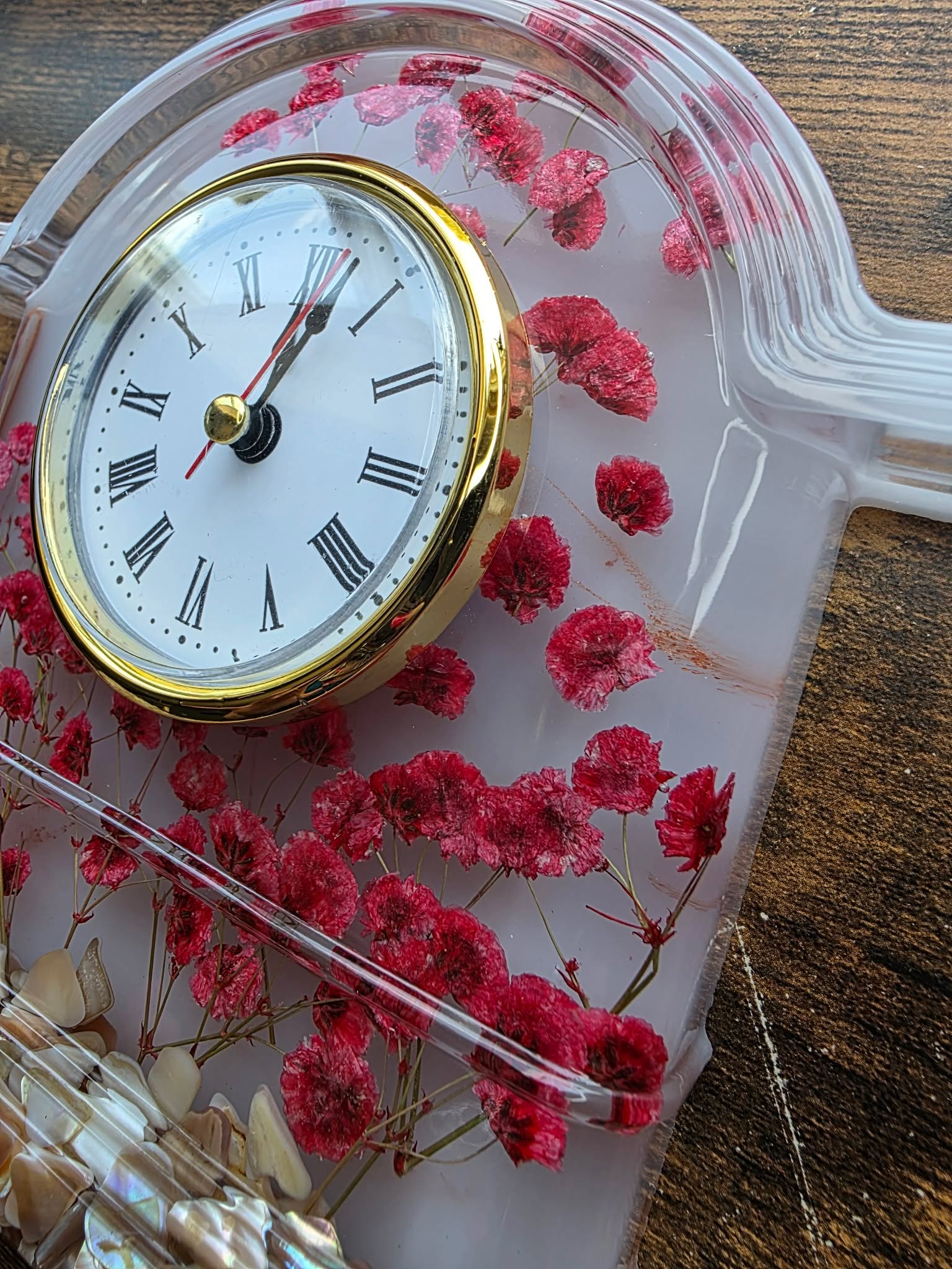 Blushing Bloom Time Keeper