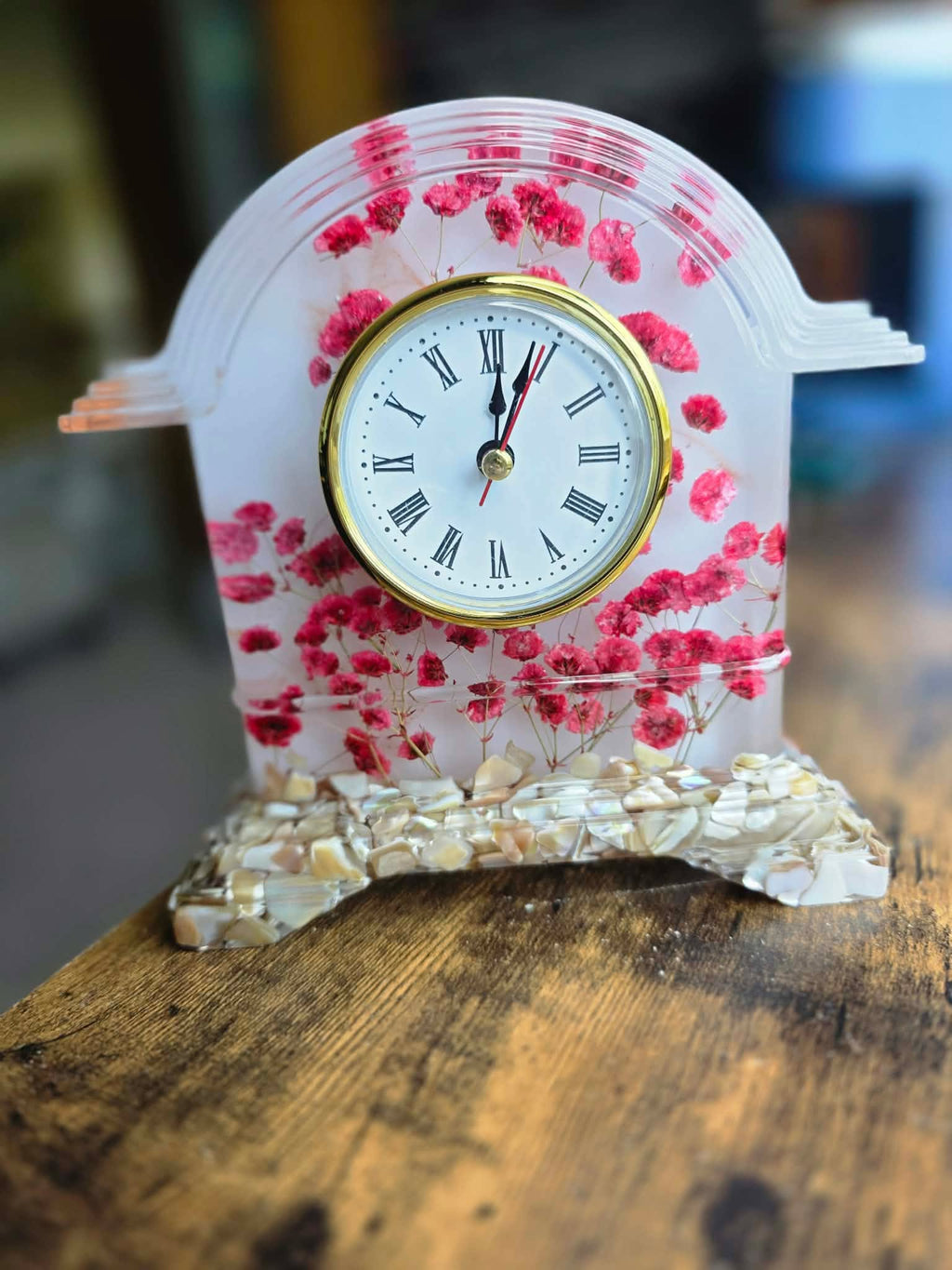 Blushing Bloom Time Keeper