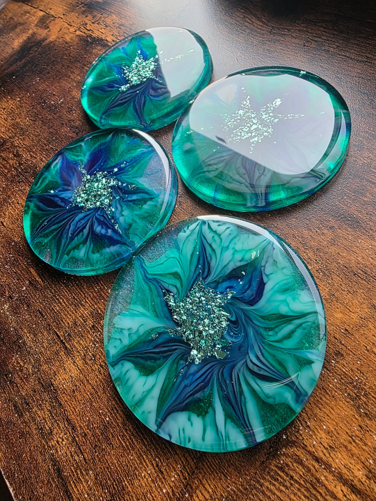 Sapphire Lagoon ~ Coaster Set
