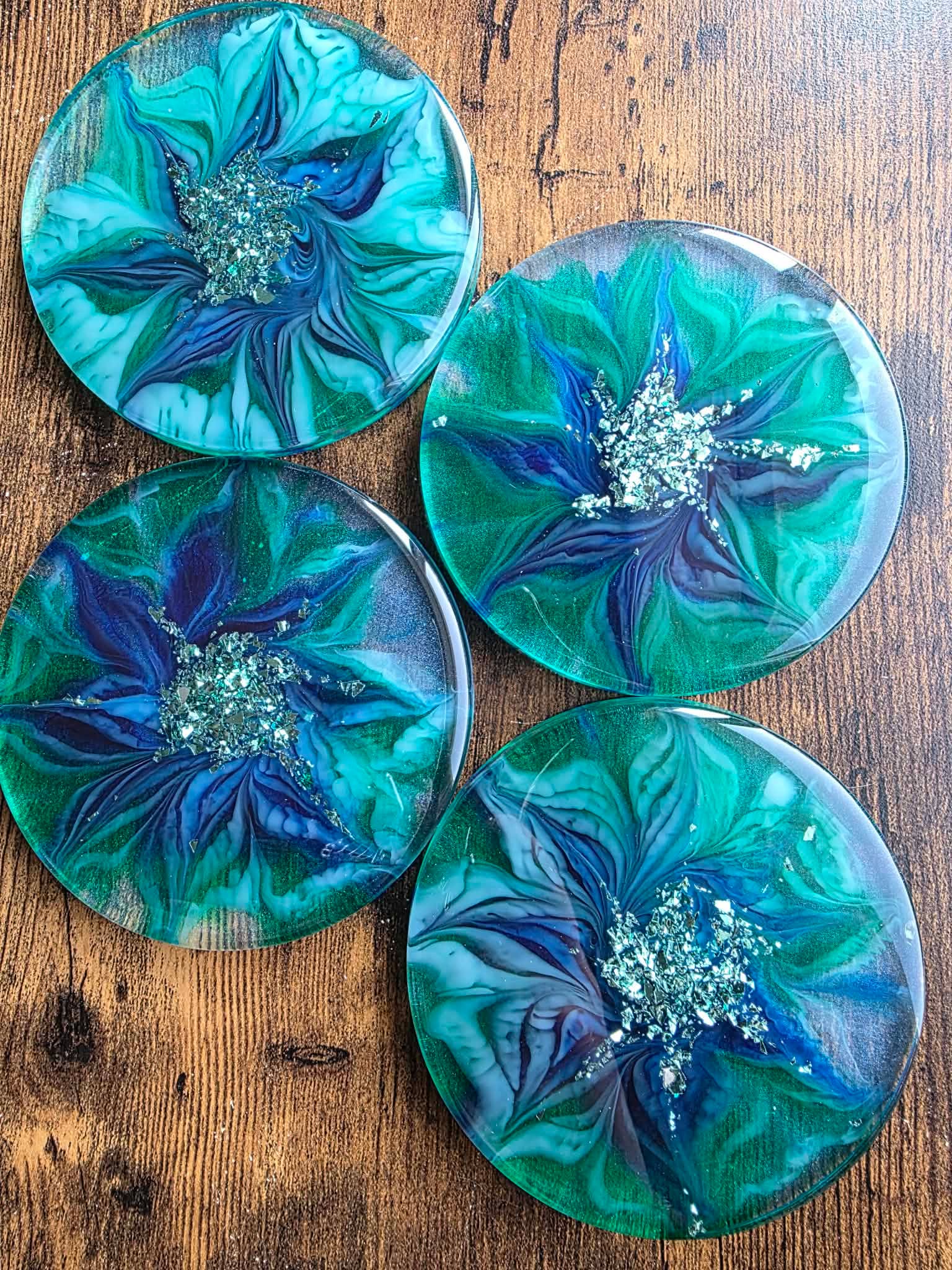 Sapphire Lagoon ~ Coaster Set