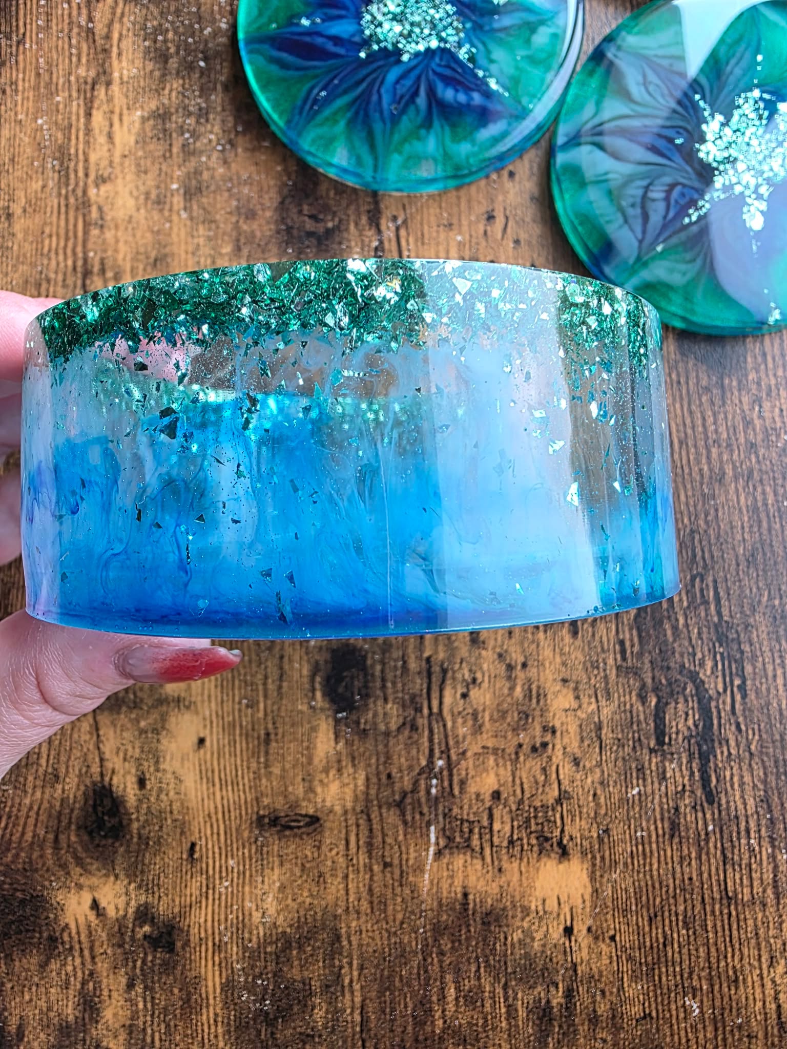 Sapphire Lagoon ~ Coaster Set