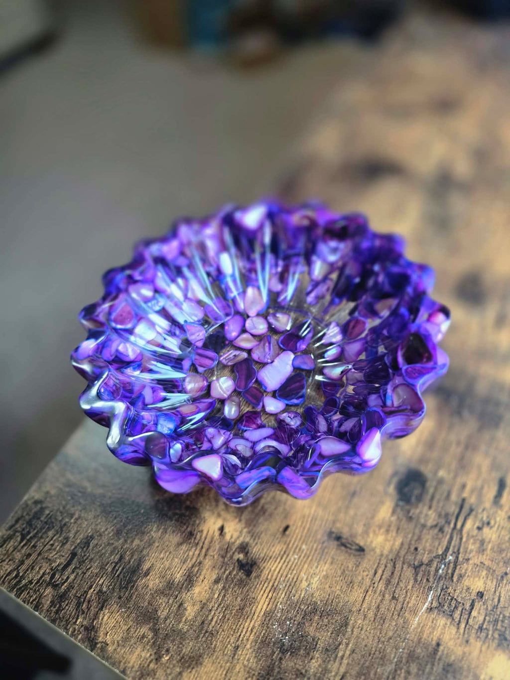 Amethyst Mosaic ~ Charm Bowl