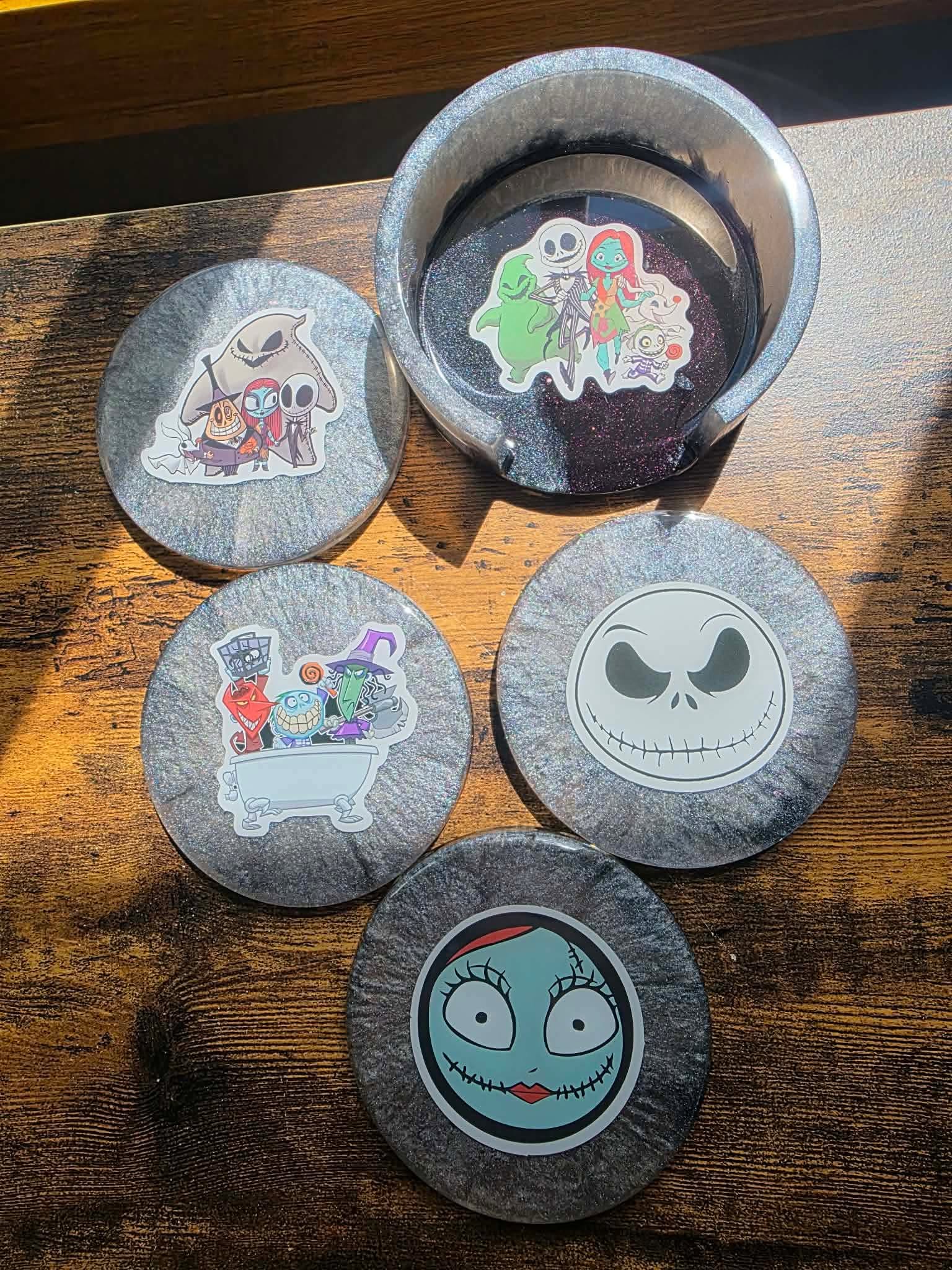 Pumpkin King's Gathering ~ coaster set