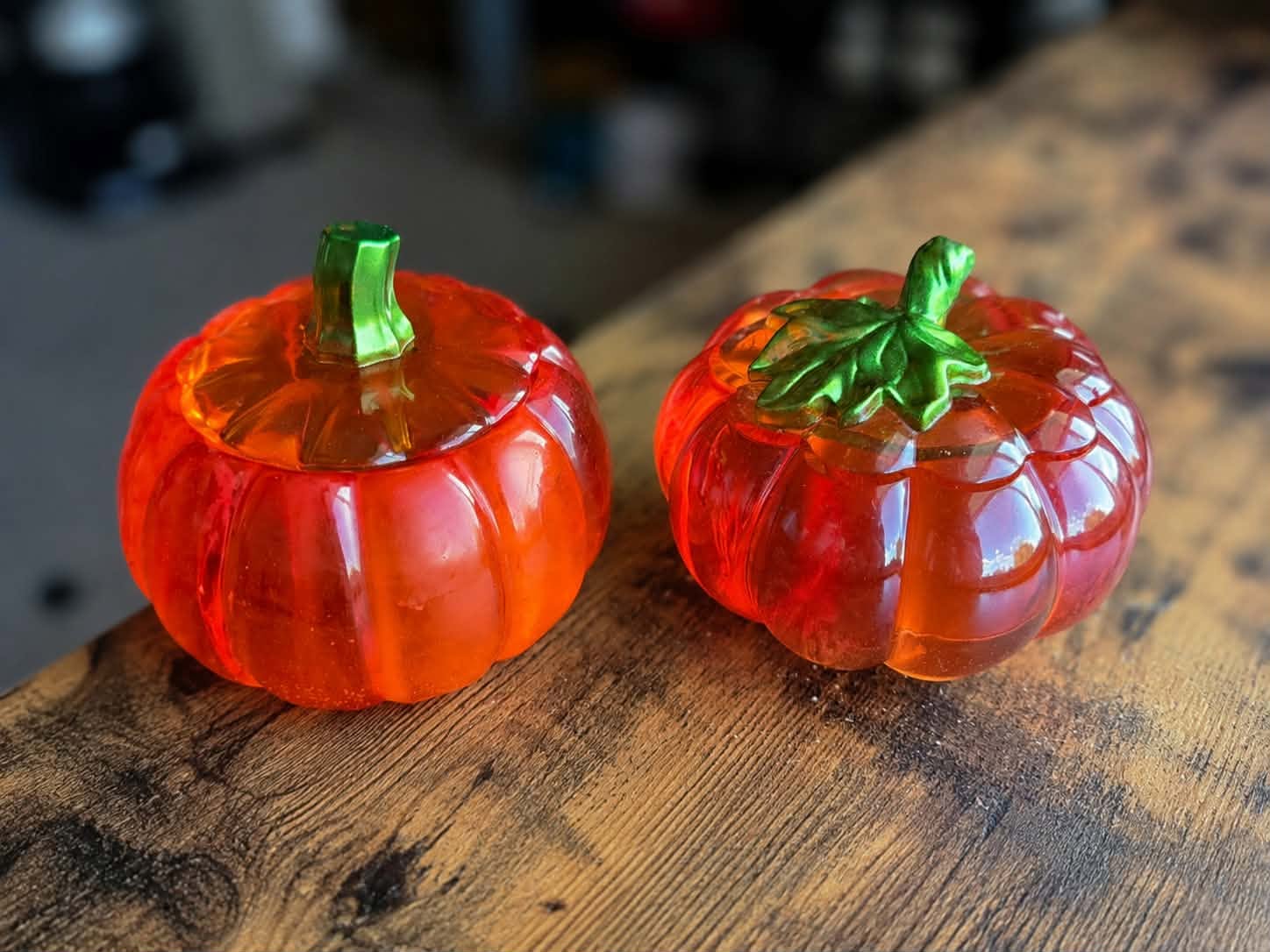 Harvest Ember Pumpkin Jars