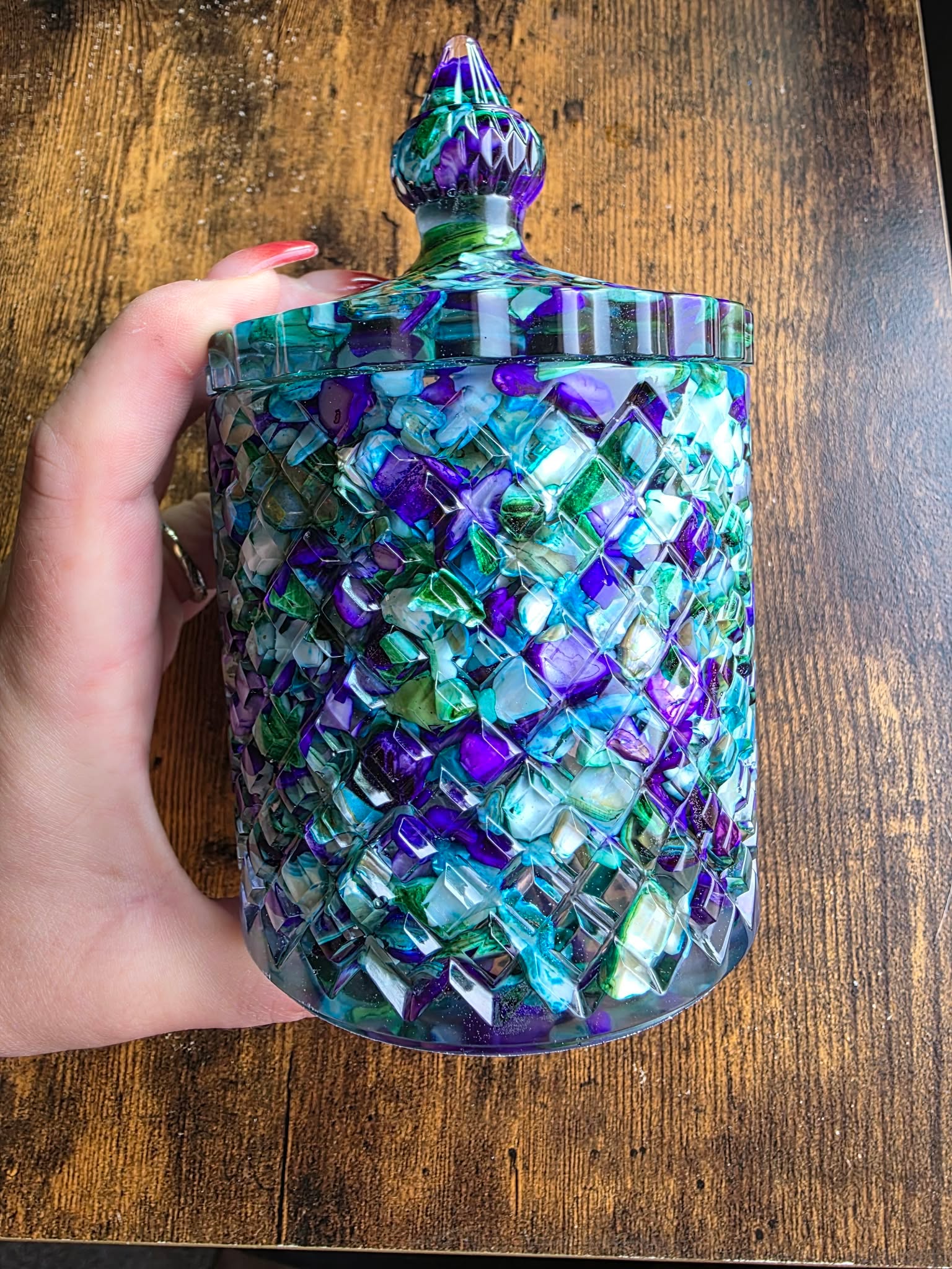 Mermaid's Treasure ~ Crystal Keeper Jar