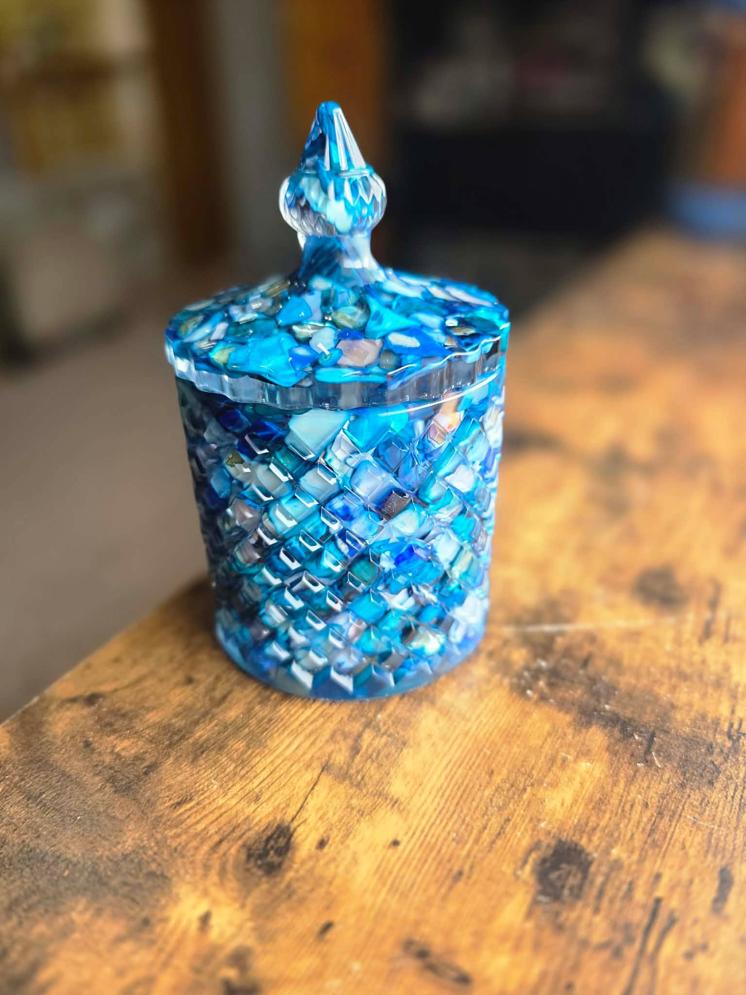 Tidepool Treasures ~ Crystal Keeper Jar