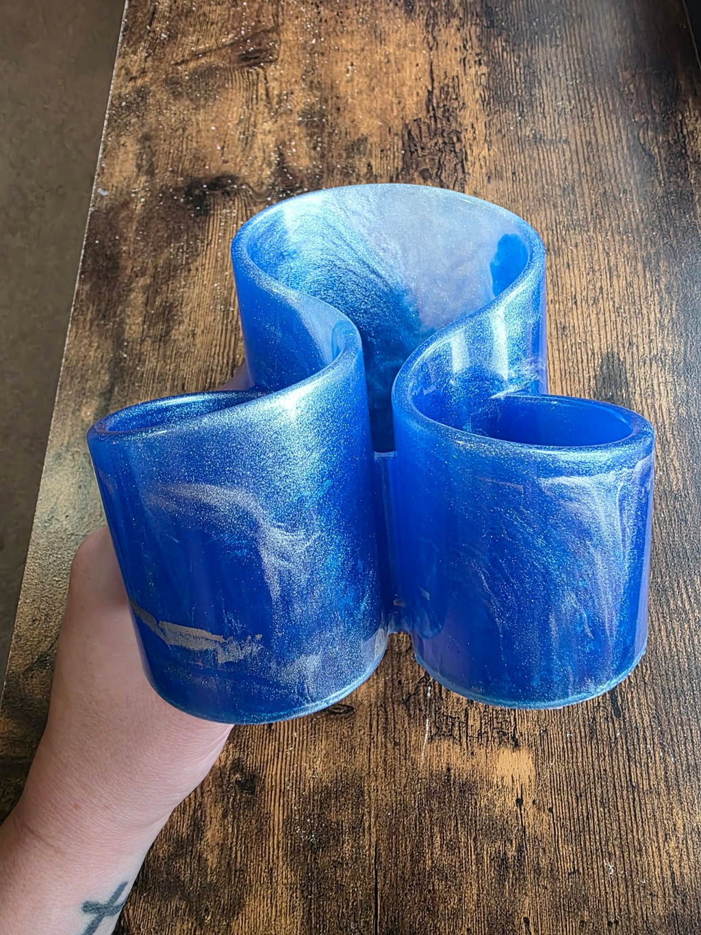 Sapphire Spell ~ Triple Holder