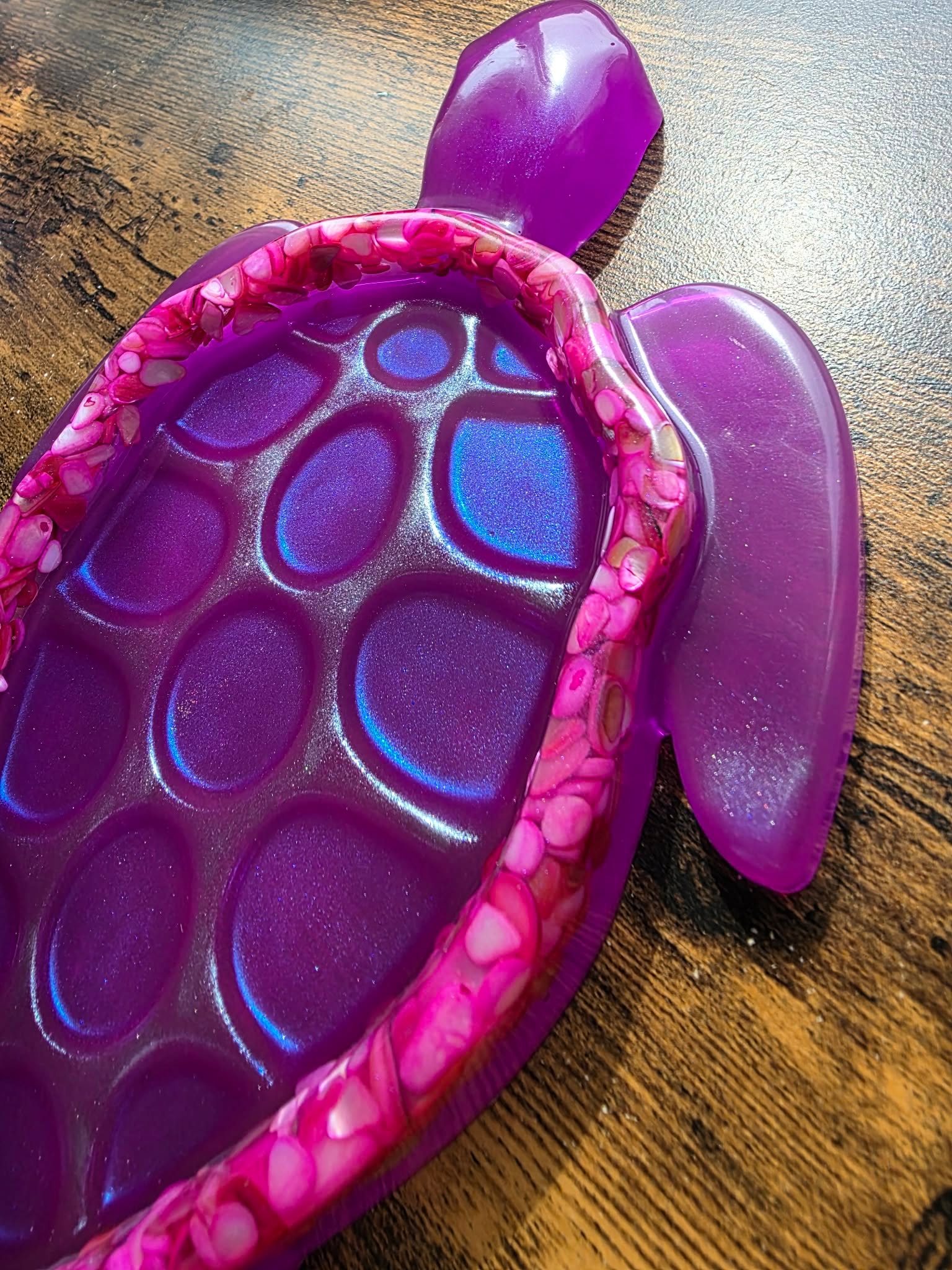 Amethyst Shell Turtle Tray
