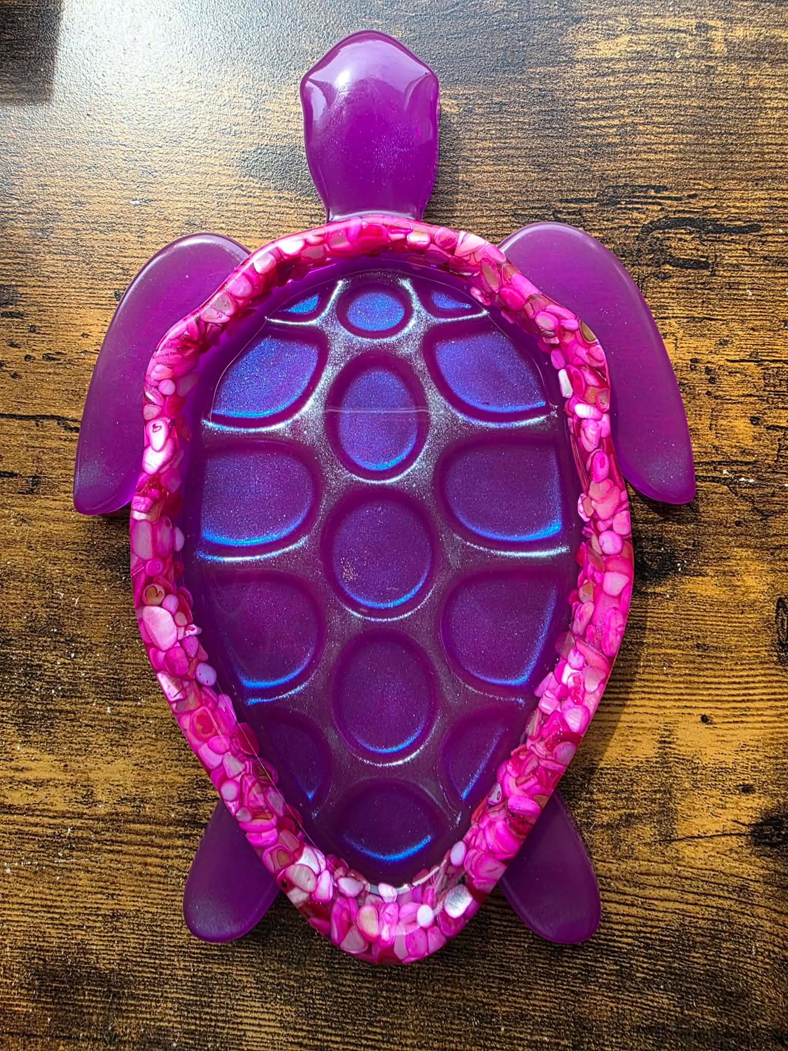 Amethyst Shell Turtle Tray